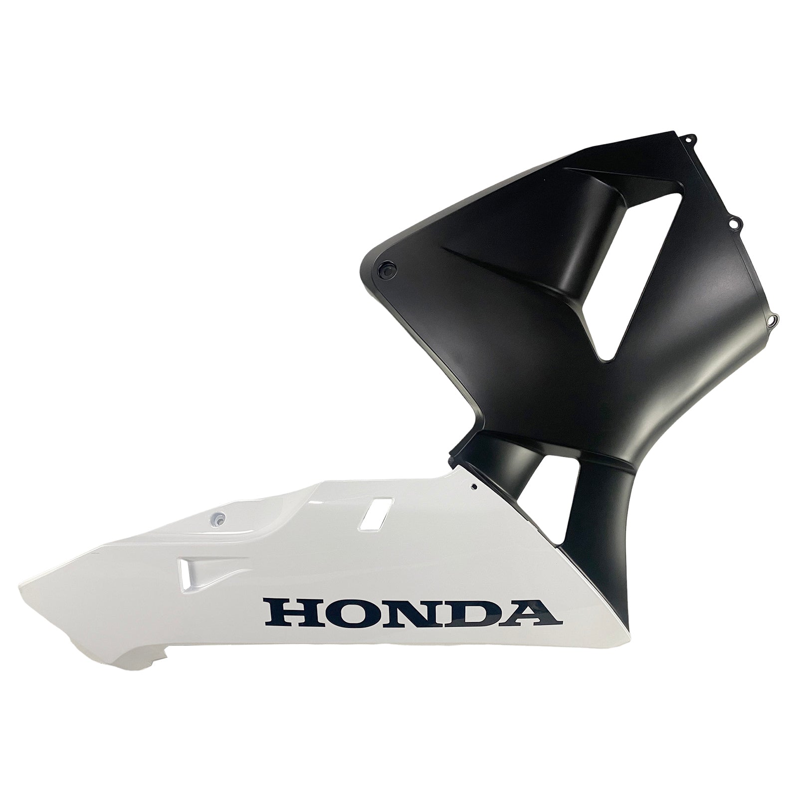 Fairings 2005-2006 Honda CBR 600 RR أسود وأبيض غير لامع Honda Generic