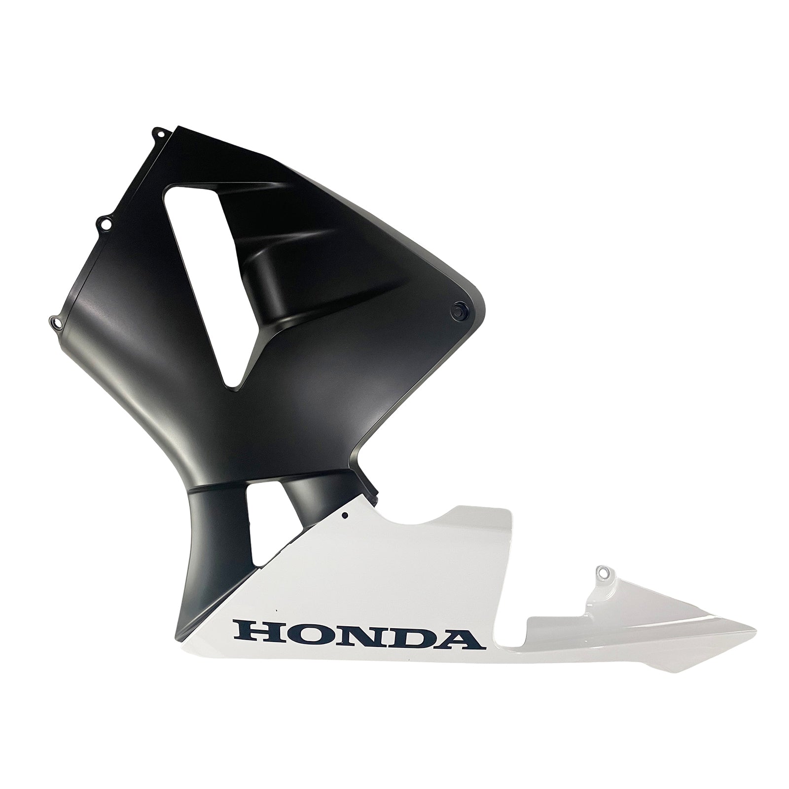 Fairings 2005-2006 Honda CBR 600 RR أسود وأبيض غير لامع Honda Generic