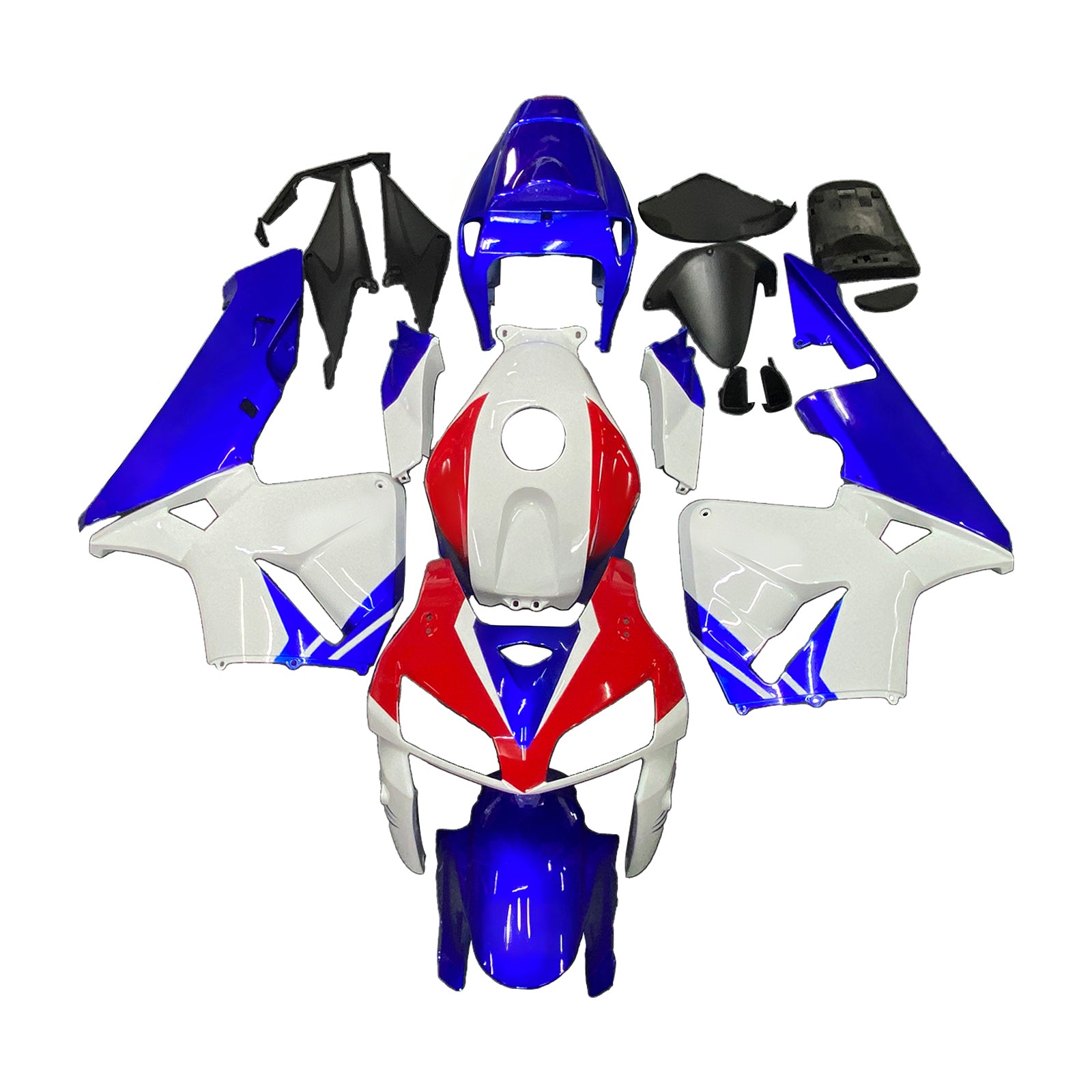 Carenados 2005-2006 Honda CBR 600 RR Rojo Blanco Azul HRC Genérico
