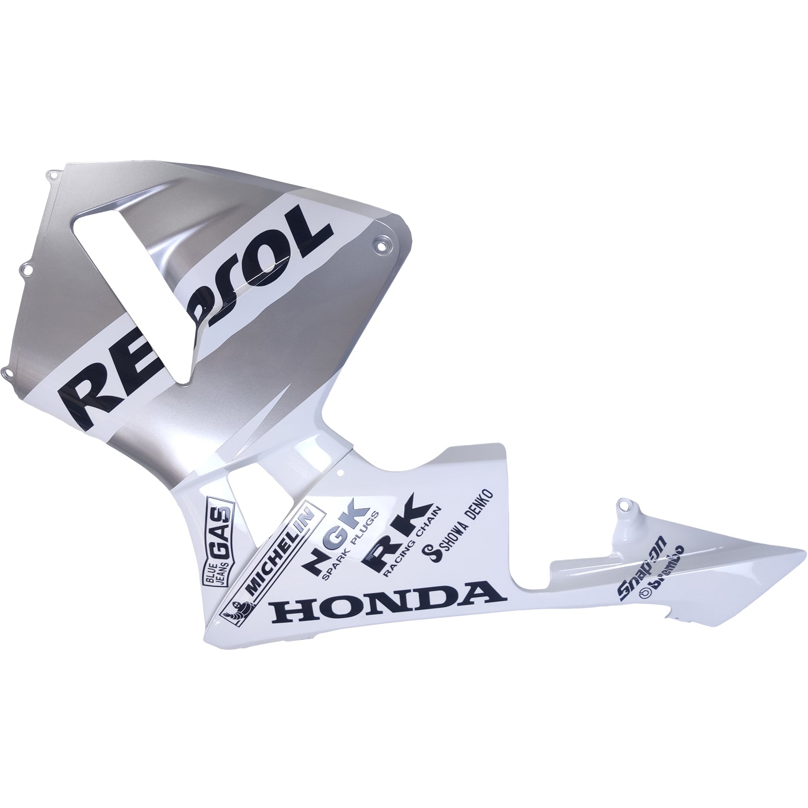 Carenados 2005-2006 Honda CBR 600 RR Blanco y Plata Repsol Generic