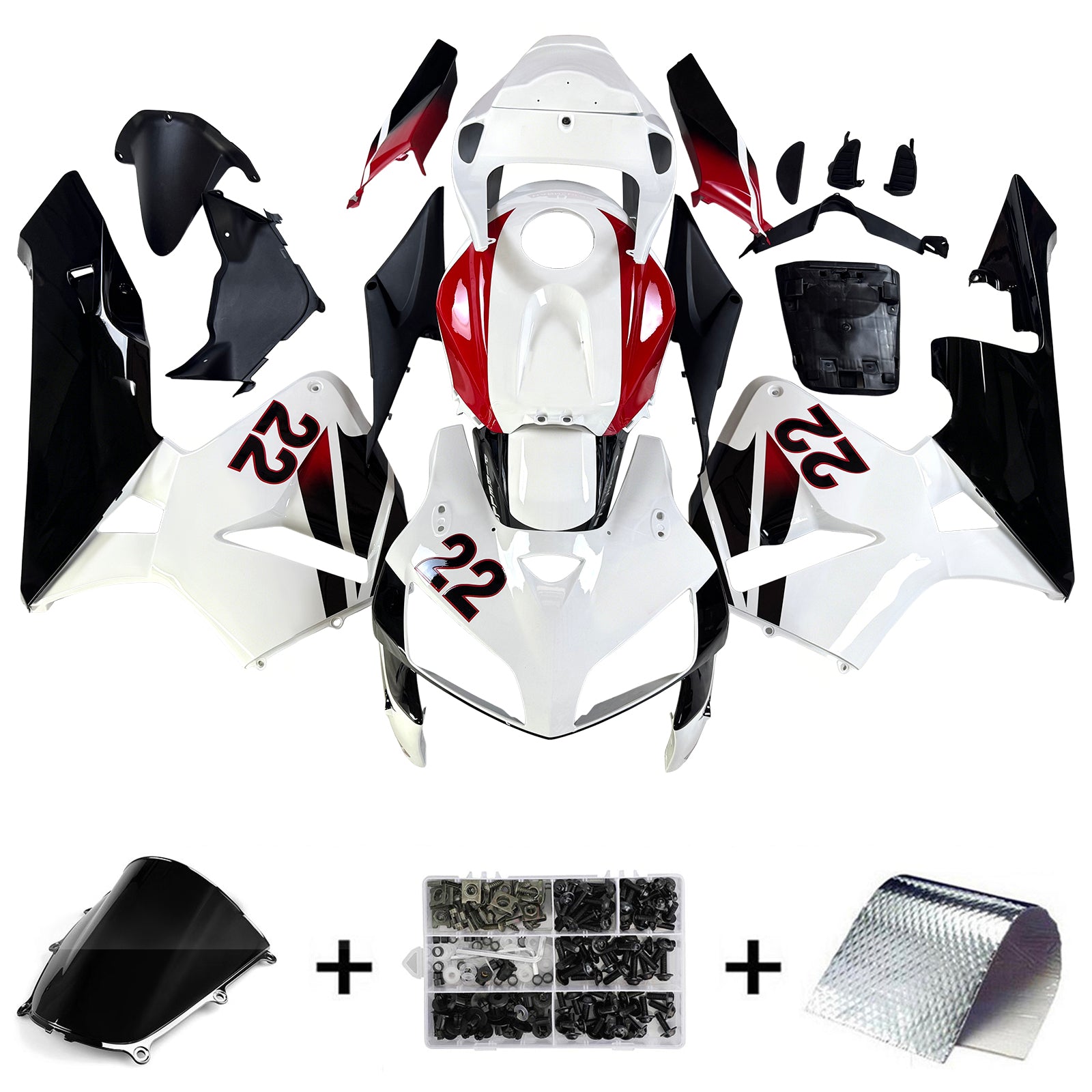 Honda CBR600RR 2005-2006 F5 Kit Carenado Carrocería Plástico ABS