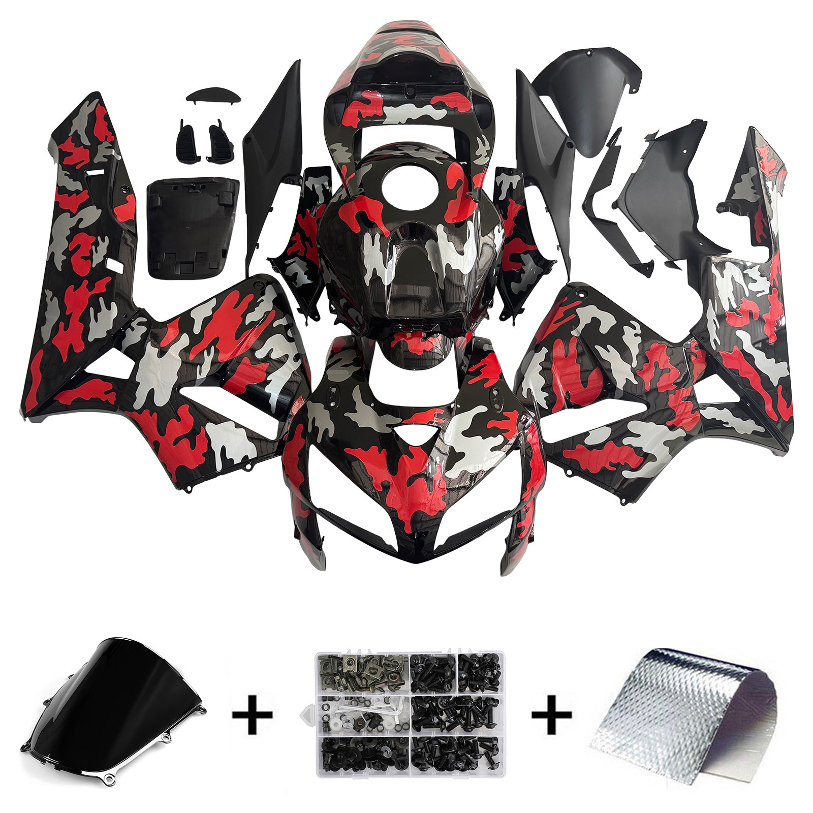Injection Fairing Kit Bodywork Plastic ABS For 2005-2006 Honda F5 CBR600RR