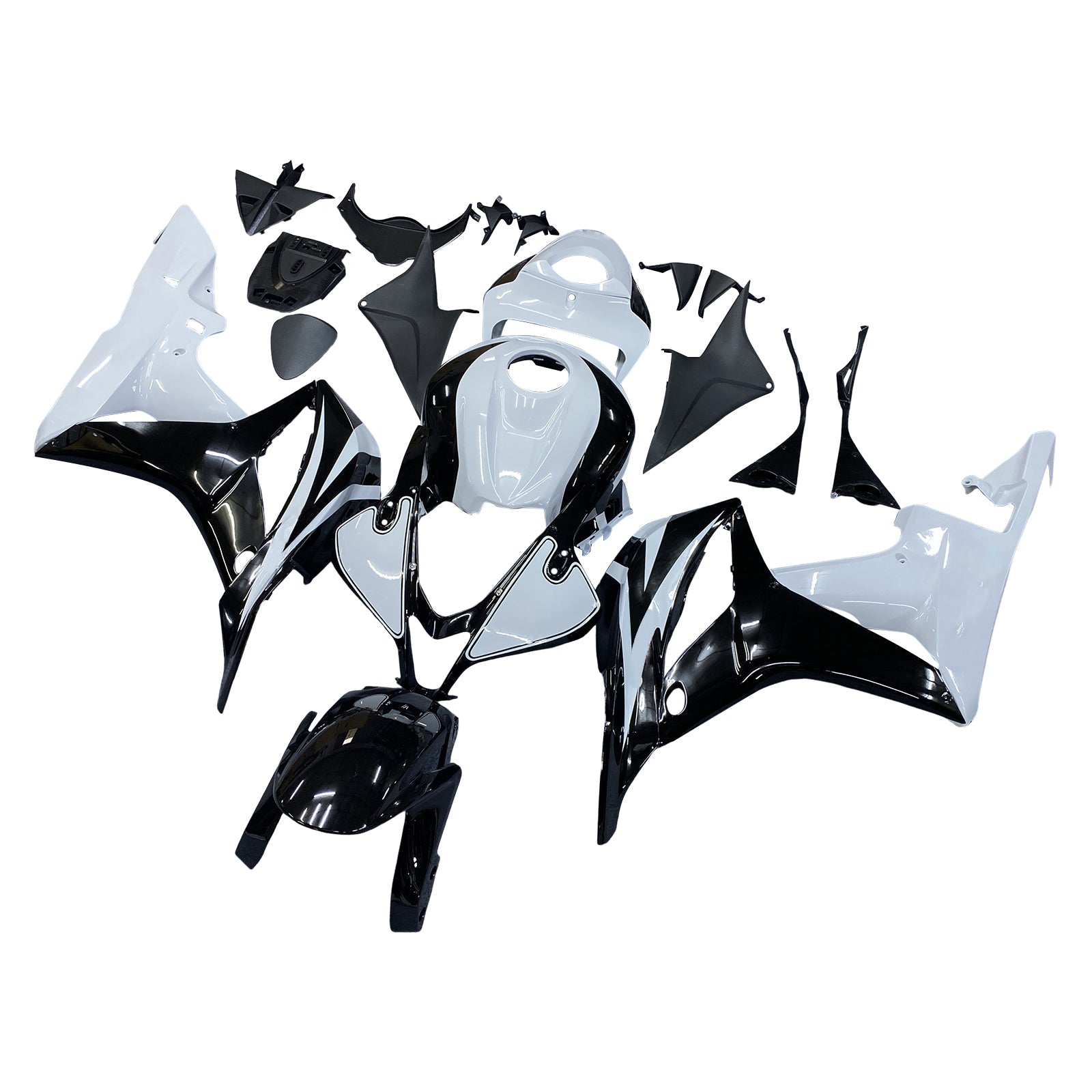Fairings 2007-2008 Honda CBR 600 RR Black & White CBR Generic