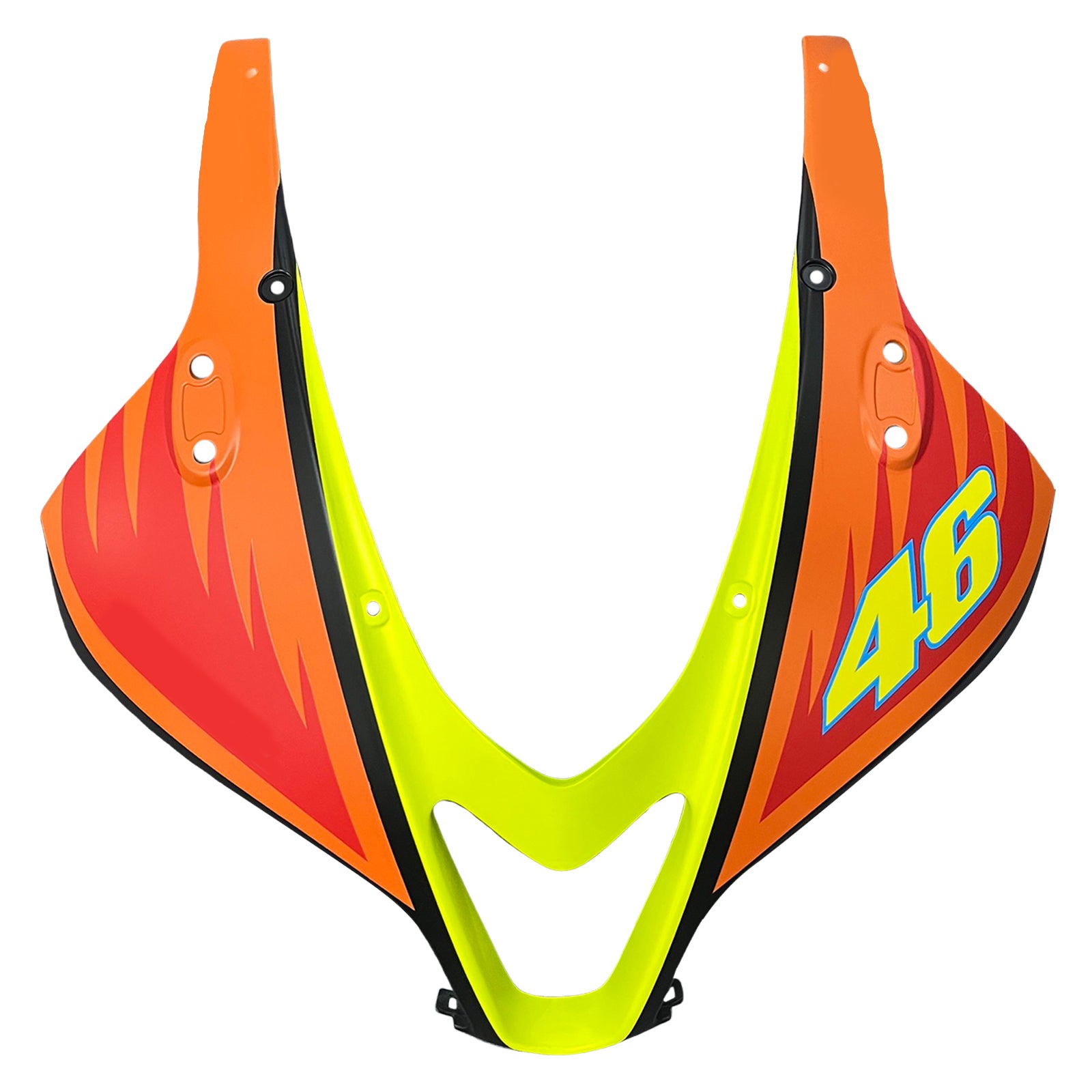 페어링 2007-2008 혼다 CBR 600 RR 블랙 발렌티노 로시 제네릭