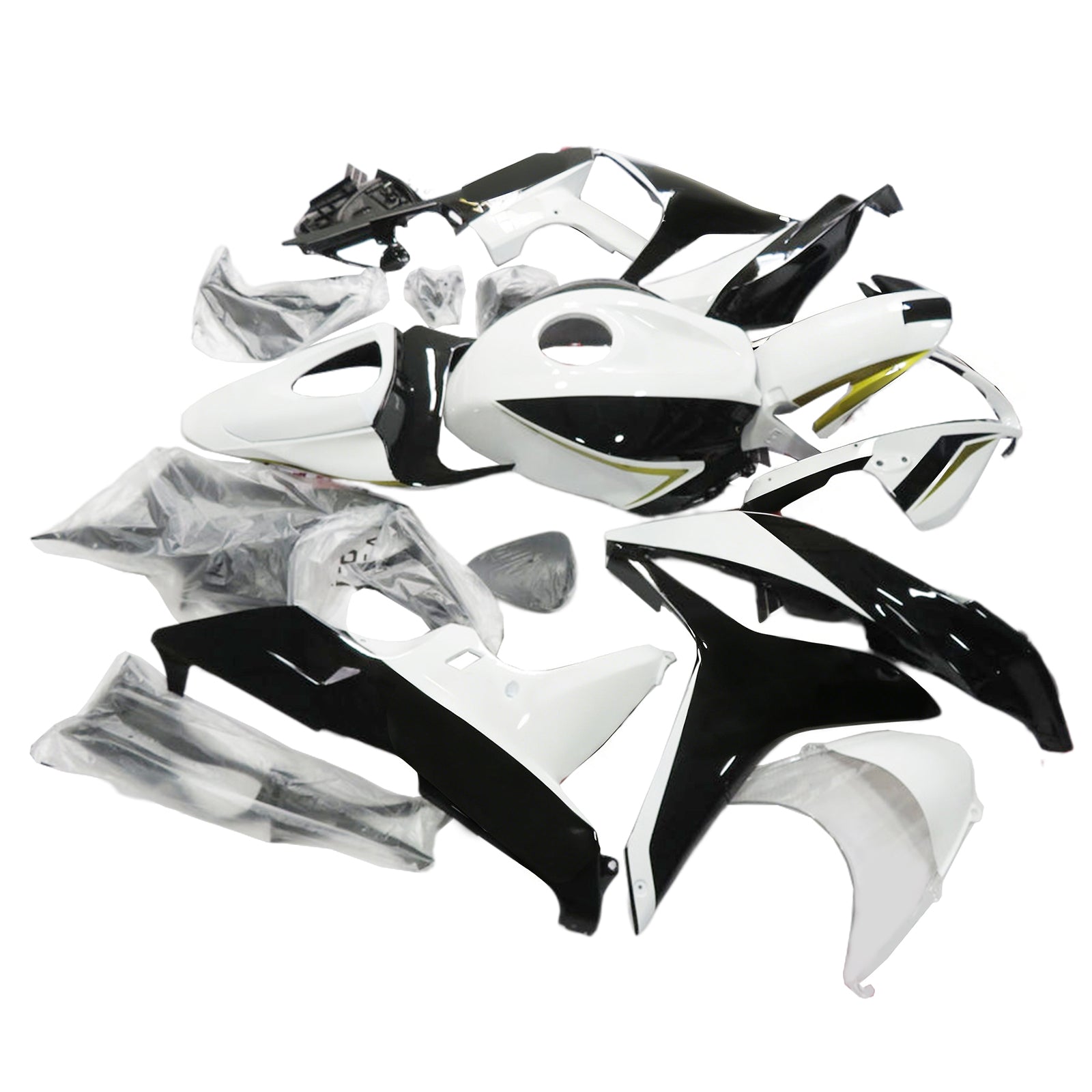 페어링 2007-2008 혼다 CBR 600 RR 블랙 플레이보이 제네릭