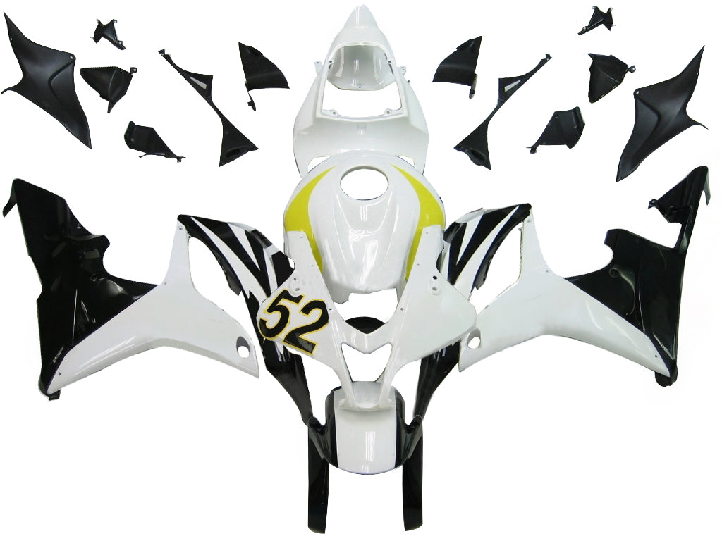 Fairings 2007-2008 Honda CBR 600 RR White No.52 Hannspree Generic