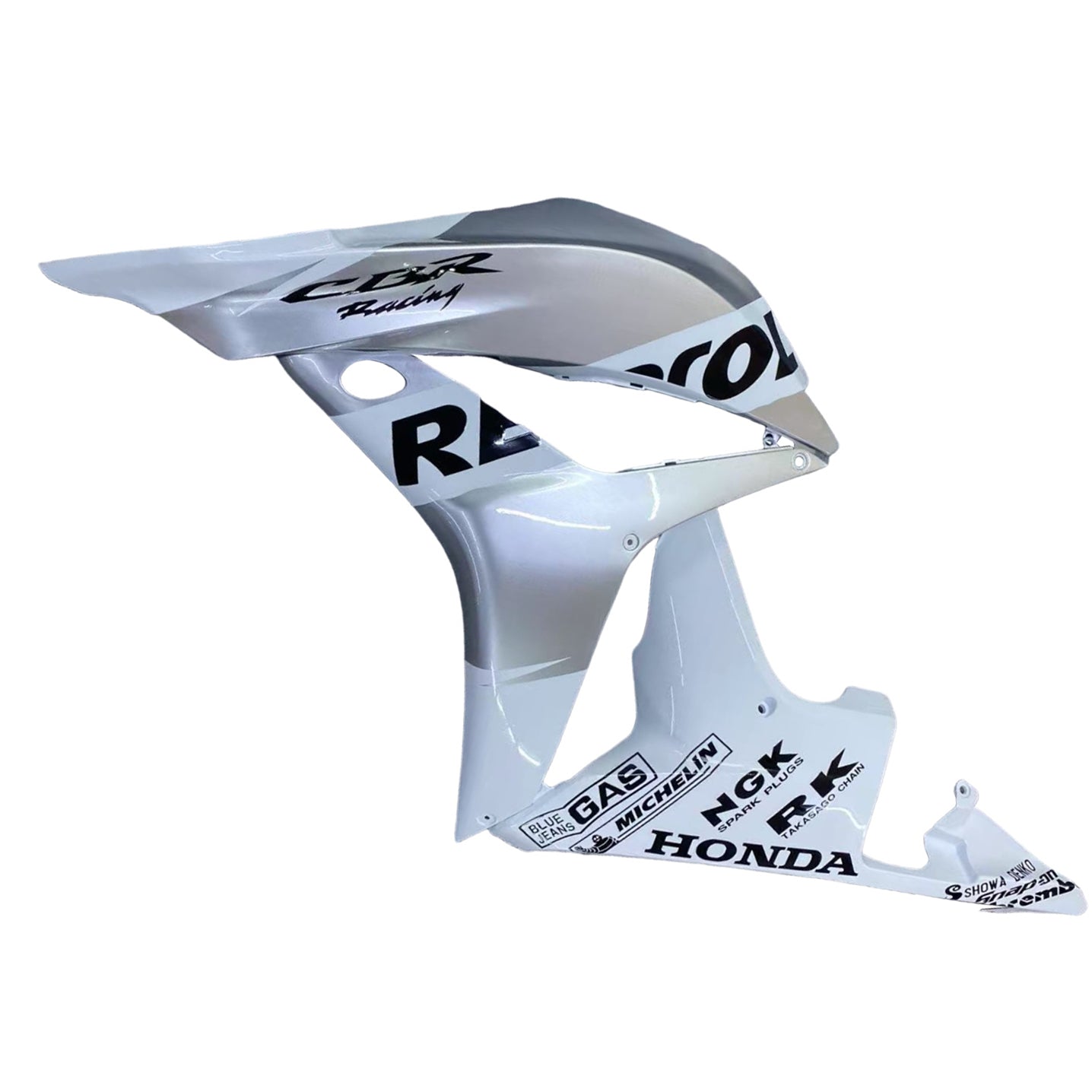Fairings 2007-2008 Honda CBR 600 RR Silver & White Repsol  Generic