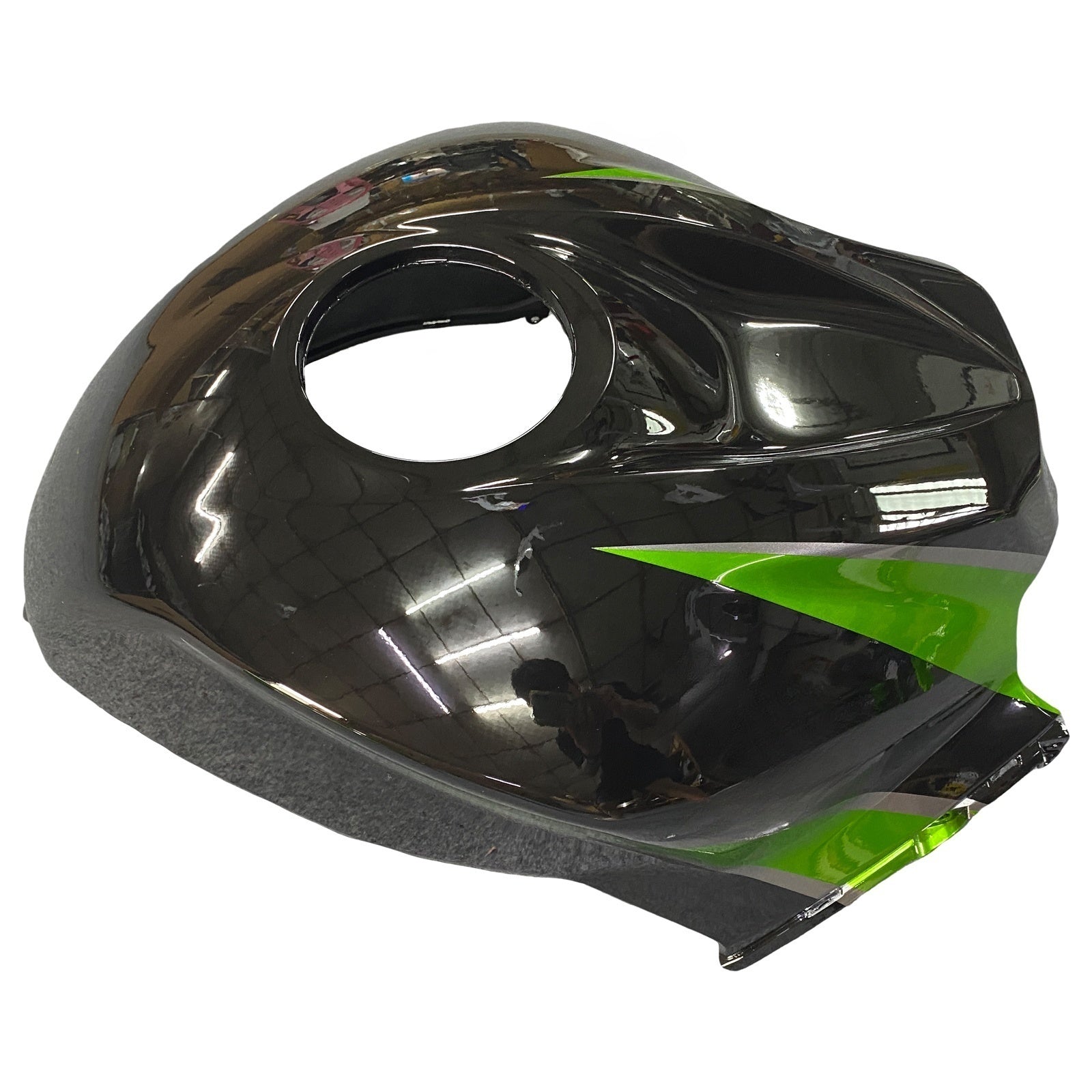 Fairings 2007-2008 Honda CBR 600 RR Metallic Black & Green Honda  Generic