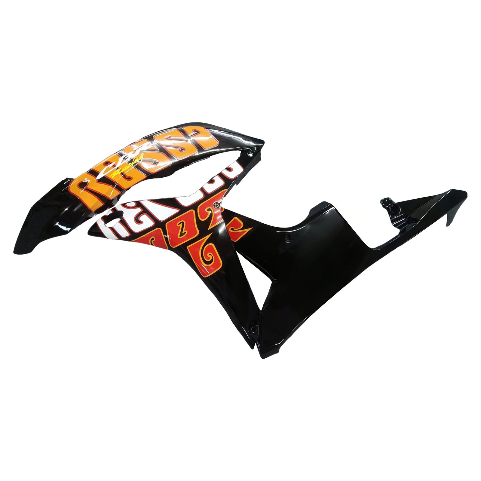 Fairings 2007-2008 Honda CBR 600 RR Yellow Black Valentino Rossi  Generic