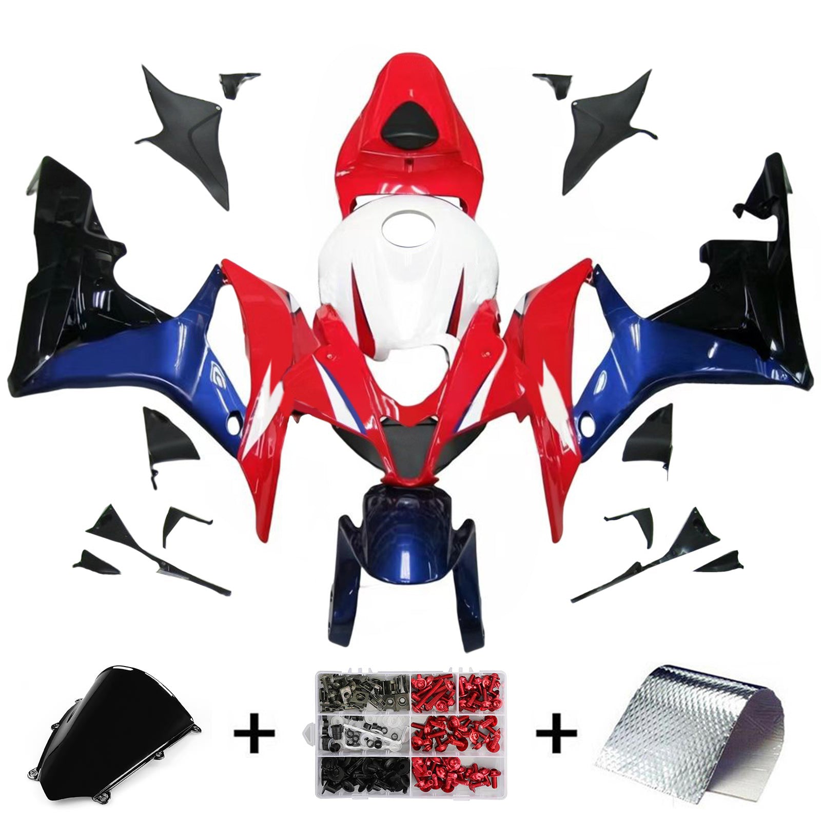 Honda CBR600RR 2007-2008 F5 Fairing Kit Bodywork Plastic ABS