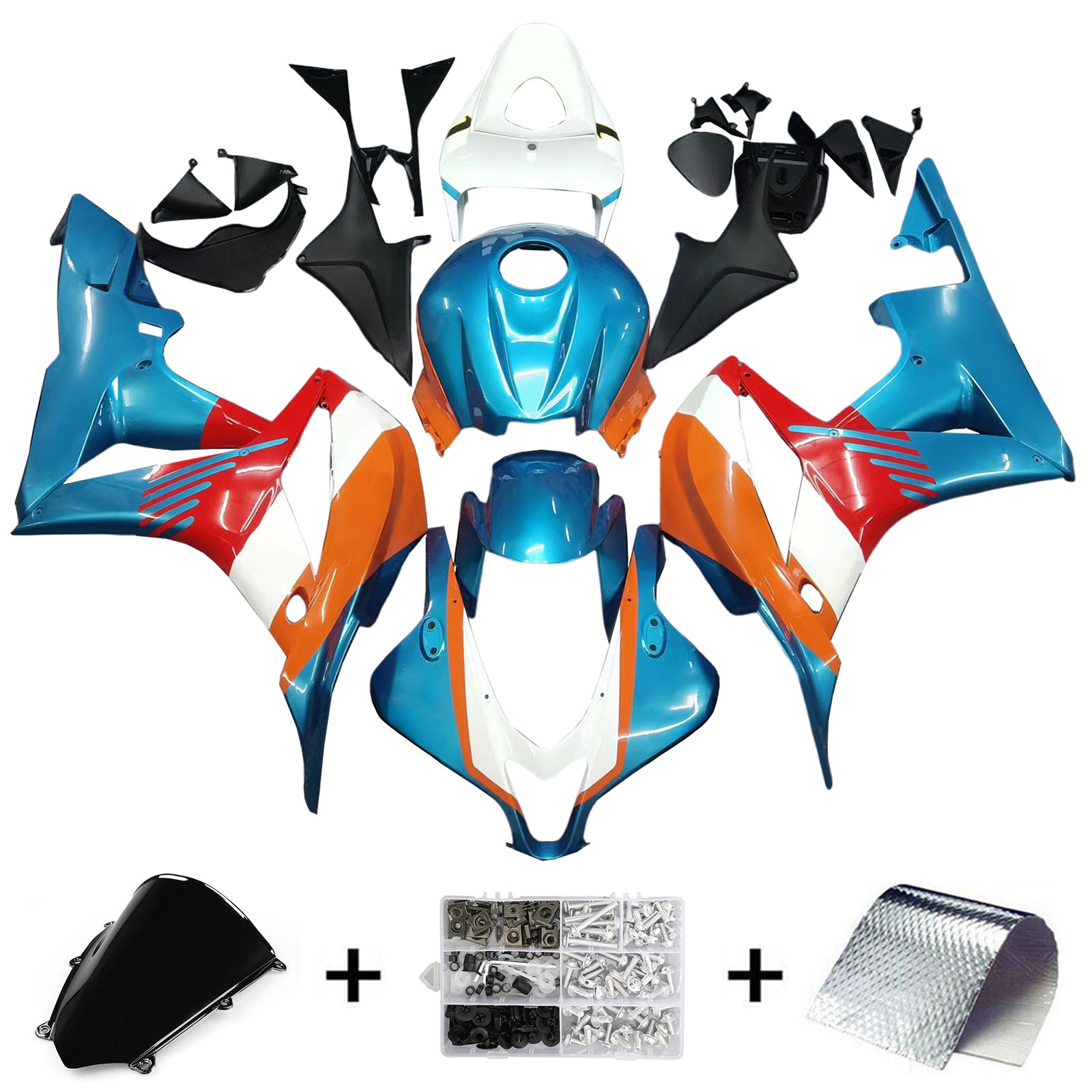 Honda CBR600RR 2007-2008 F5 Fairing Kit Bodywork Plastic ABS