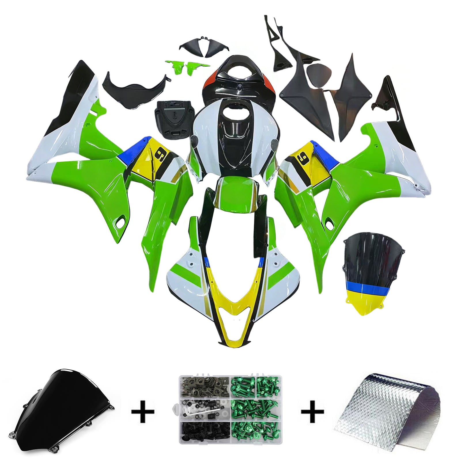 Honda CBR600RR 2007-2008 F5 Fairing Kit Bodywork Plastic ABS