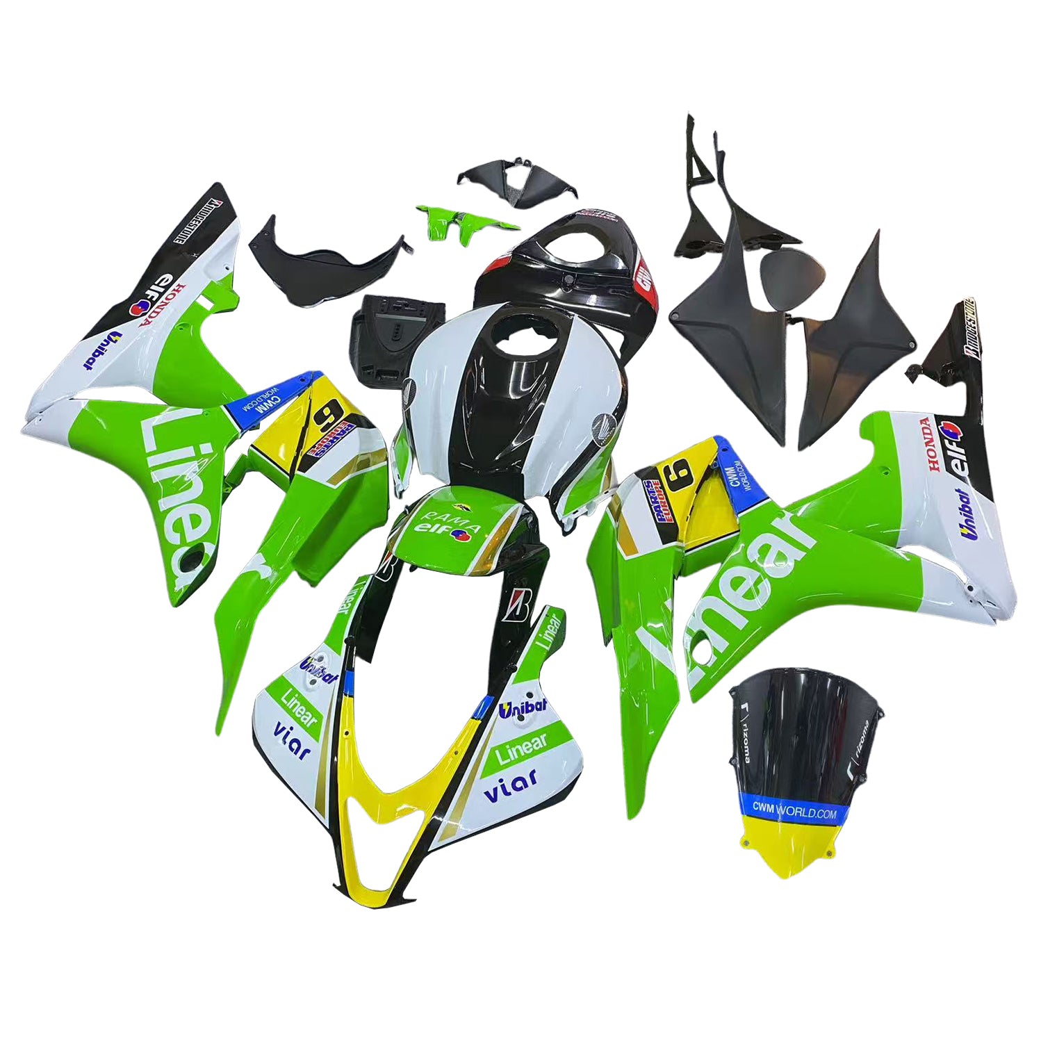 Honda CBR600RR 2007-2008 F5 Fairing Kit Bodywork Plastic ABS