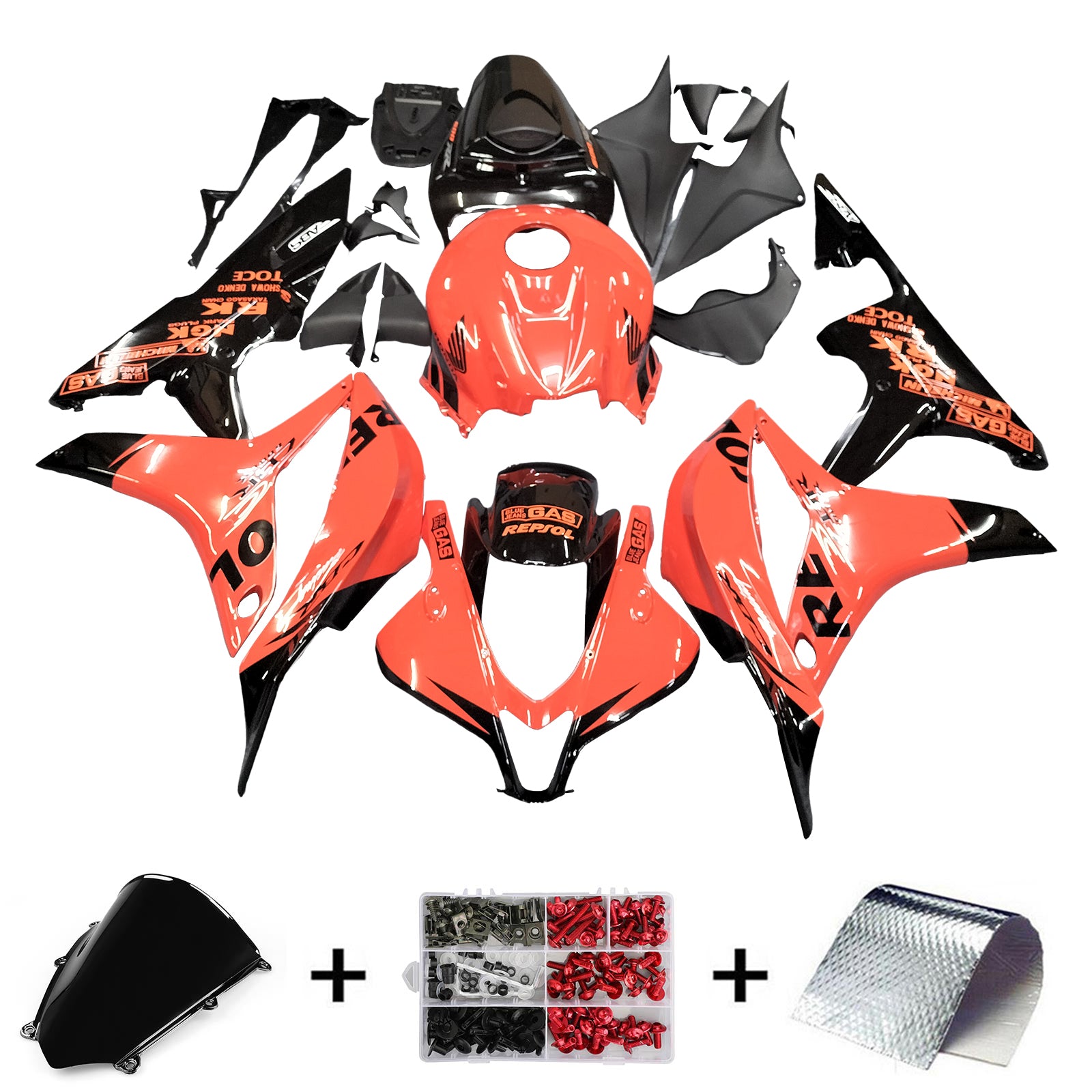 Honda CBR600RR 2007-2008 F5 Fairing Kit Bodywork Plastic ABS