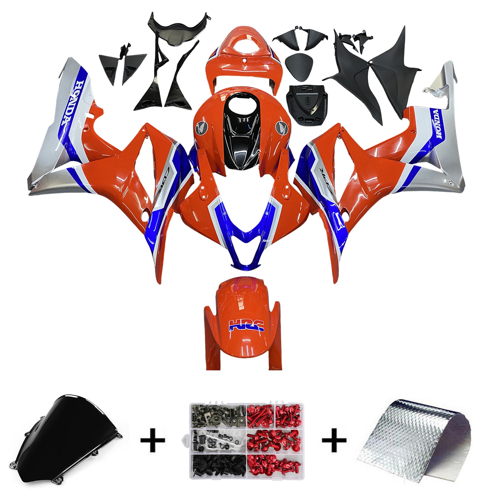 Honda CBR600RR 2007-2008 F5 Fairing Kit Bodywork Plastic ABS