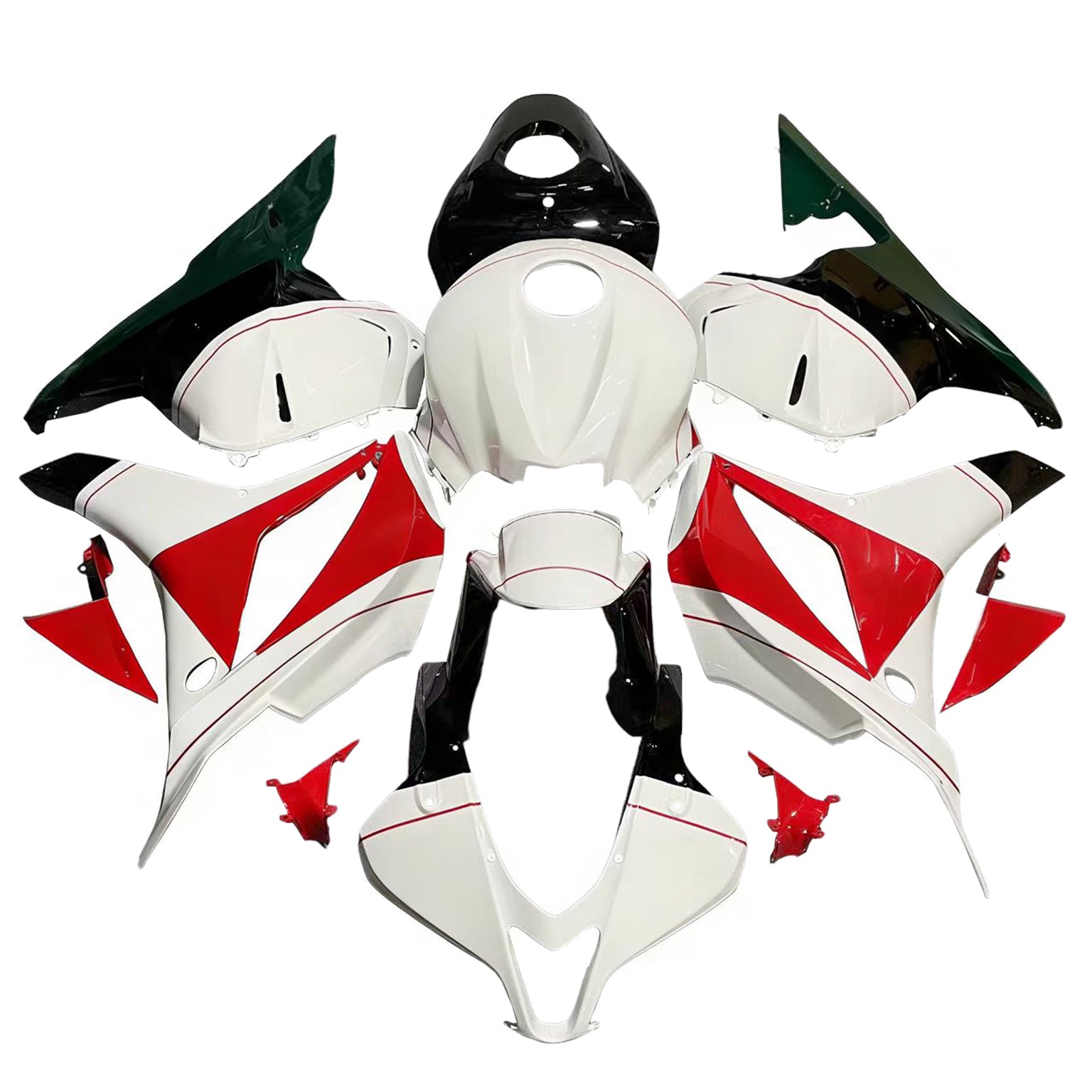 페어링 2009-2012 혼다 CBR 600 RR 멀티 컬러 산 카를로 제네릭