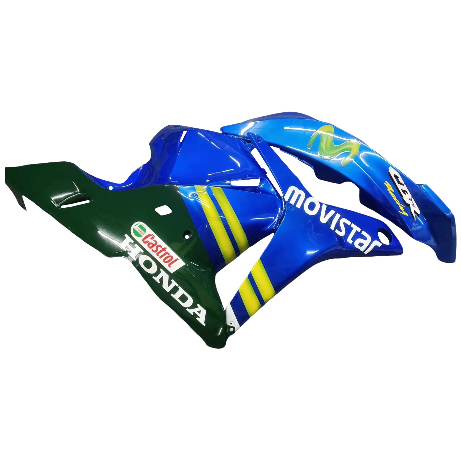 Carenados 2009-2012 Honda CBR 600 RR Azul &amp; Verde Movistar Generic