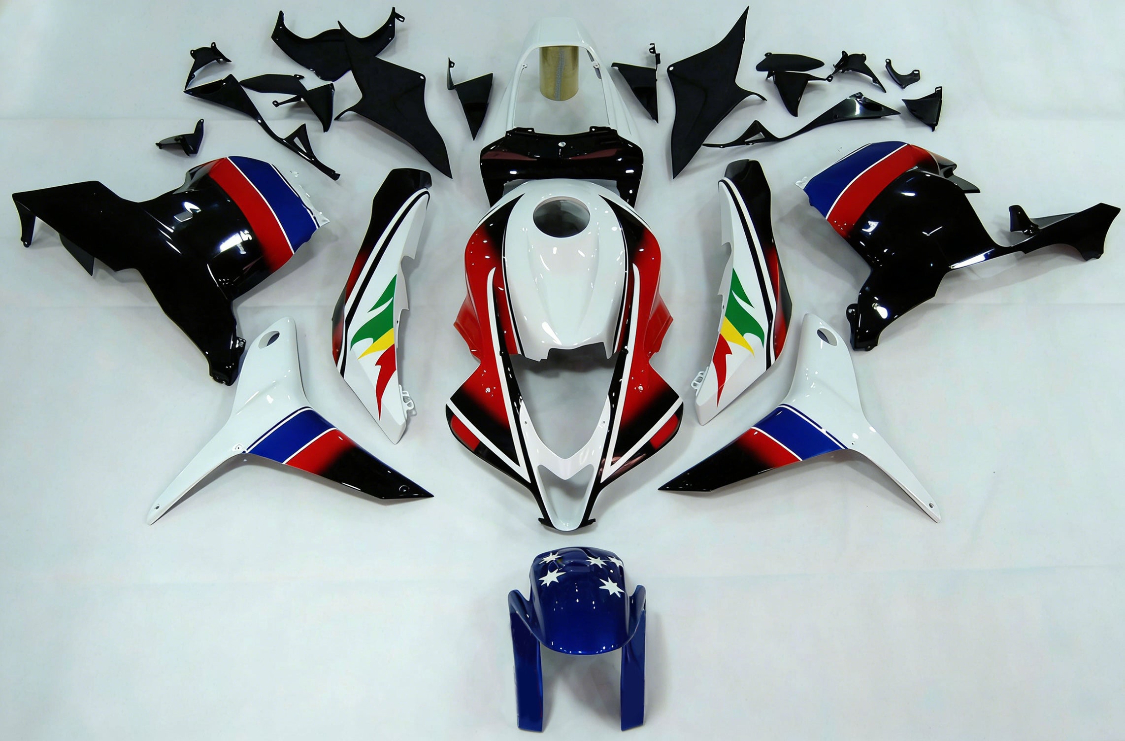 페어링 2009-2012 혼다 CBR 600 RR 멀티 컬러 유로벳 제네릭