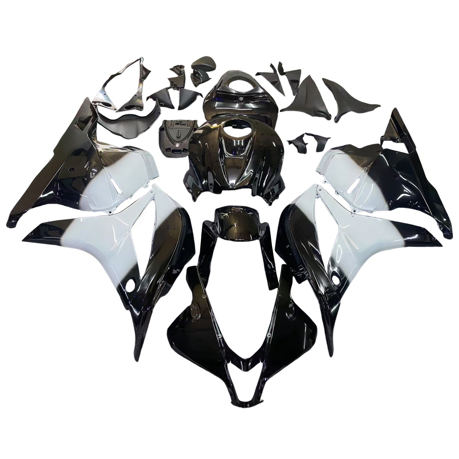 Fairings 2009-2012 Honda CBR 600 RR Black West CBR  Generic