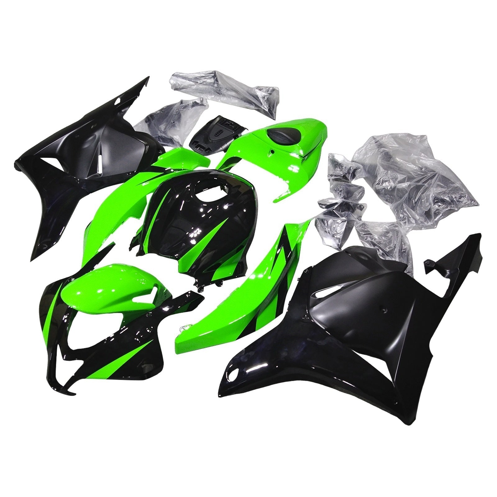 Fairings 2009-2012 Honda CBR 600 RR Green & Black CBR Generic