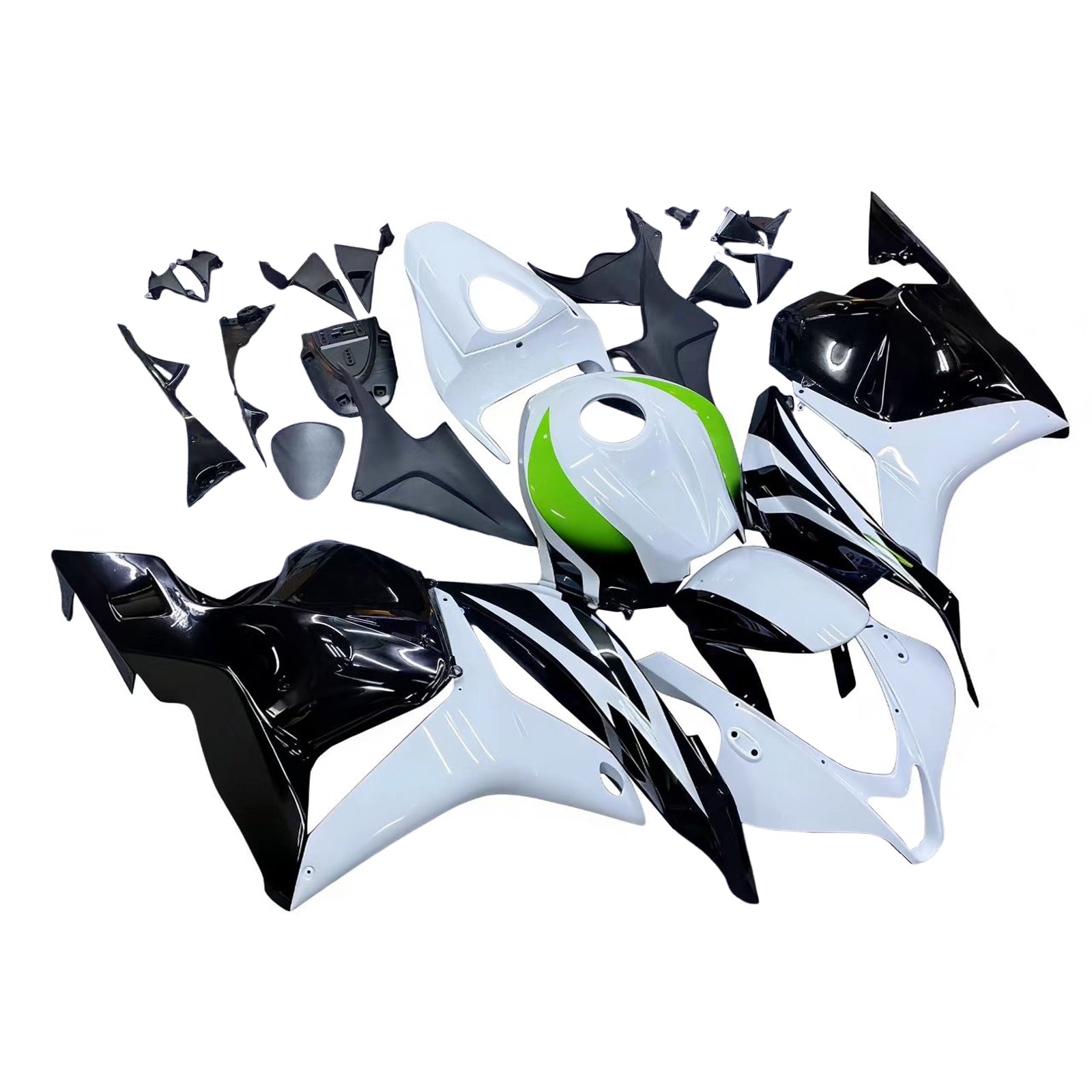 Fairings 2009-2012 Honda CBR 600 RR White & Black Hannspree Generic