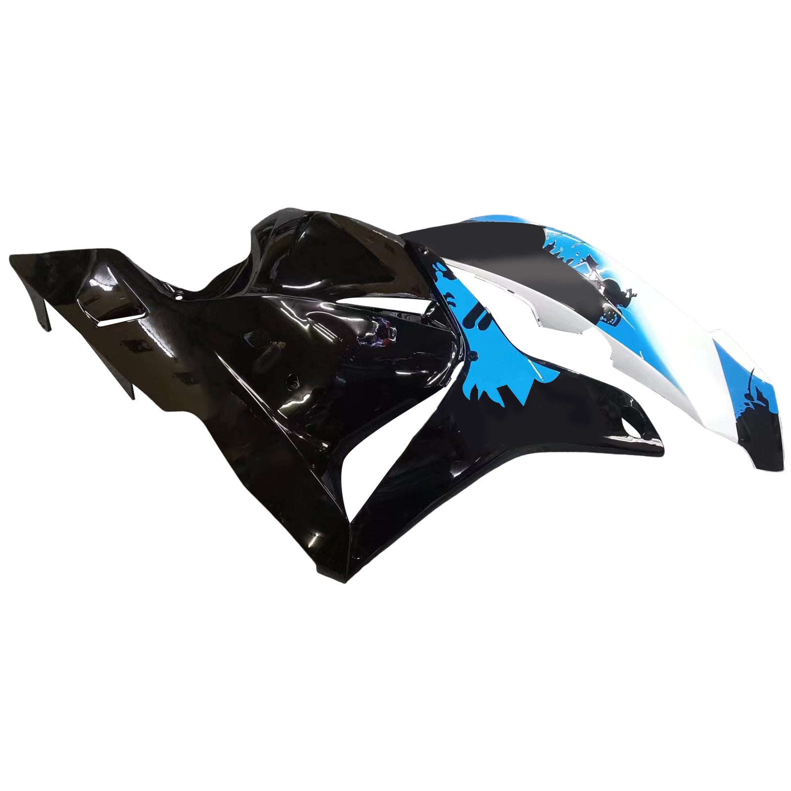 Fairings 2009-2012 Honda CBR 600 RR White Black Blue Coin RR  Generic