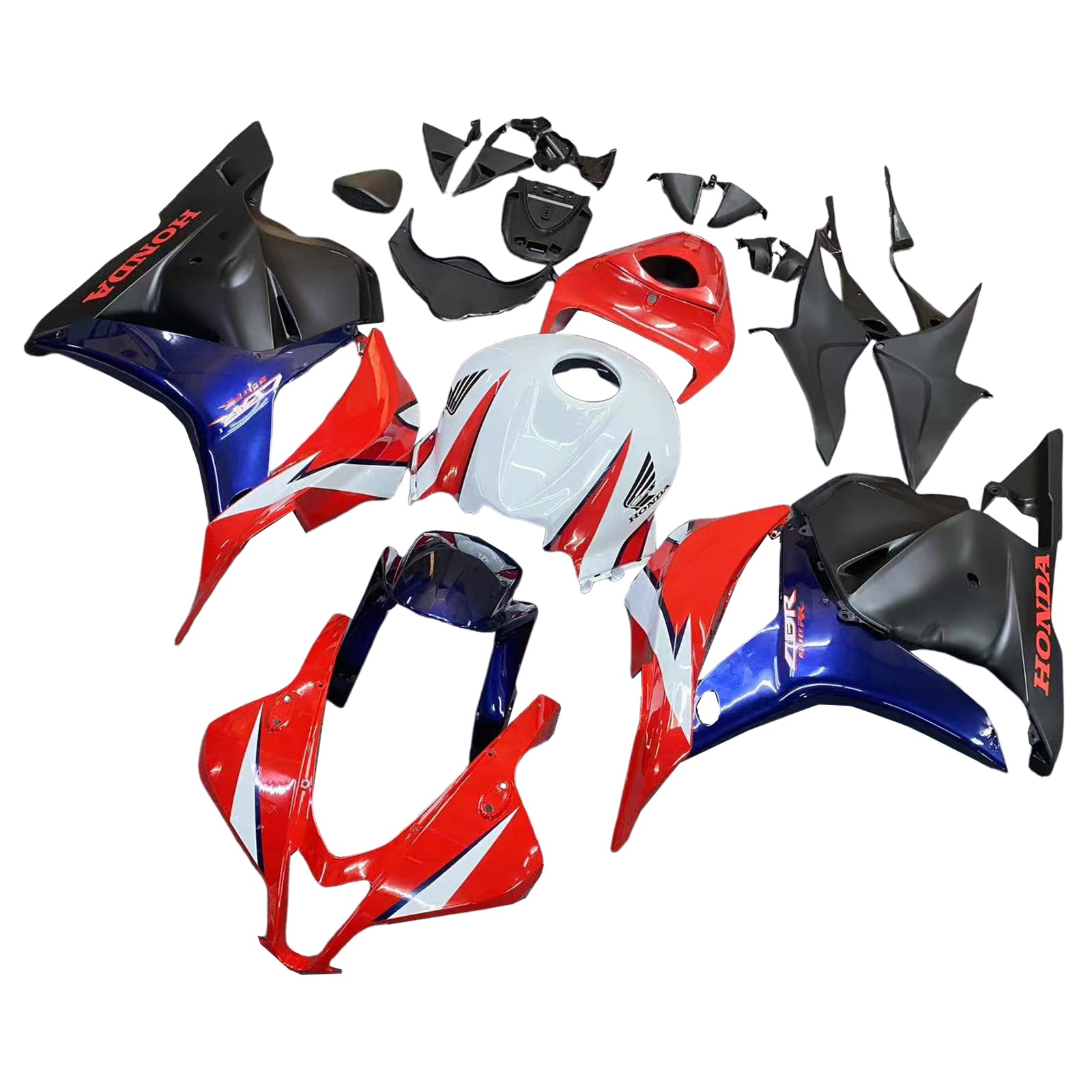 Fairings 2009-2012 Honda CBR 600 RR Red White Blue CBR  Generic