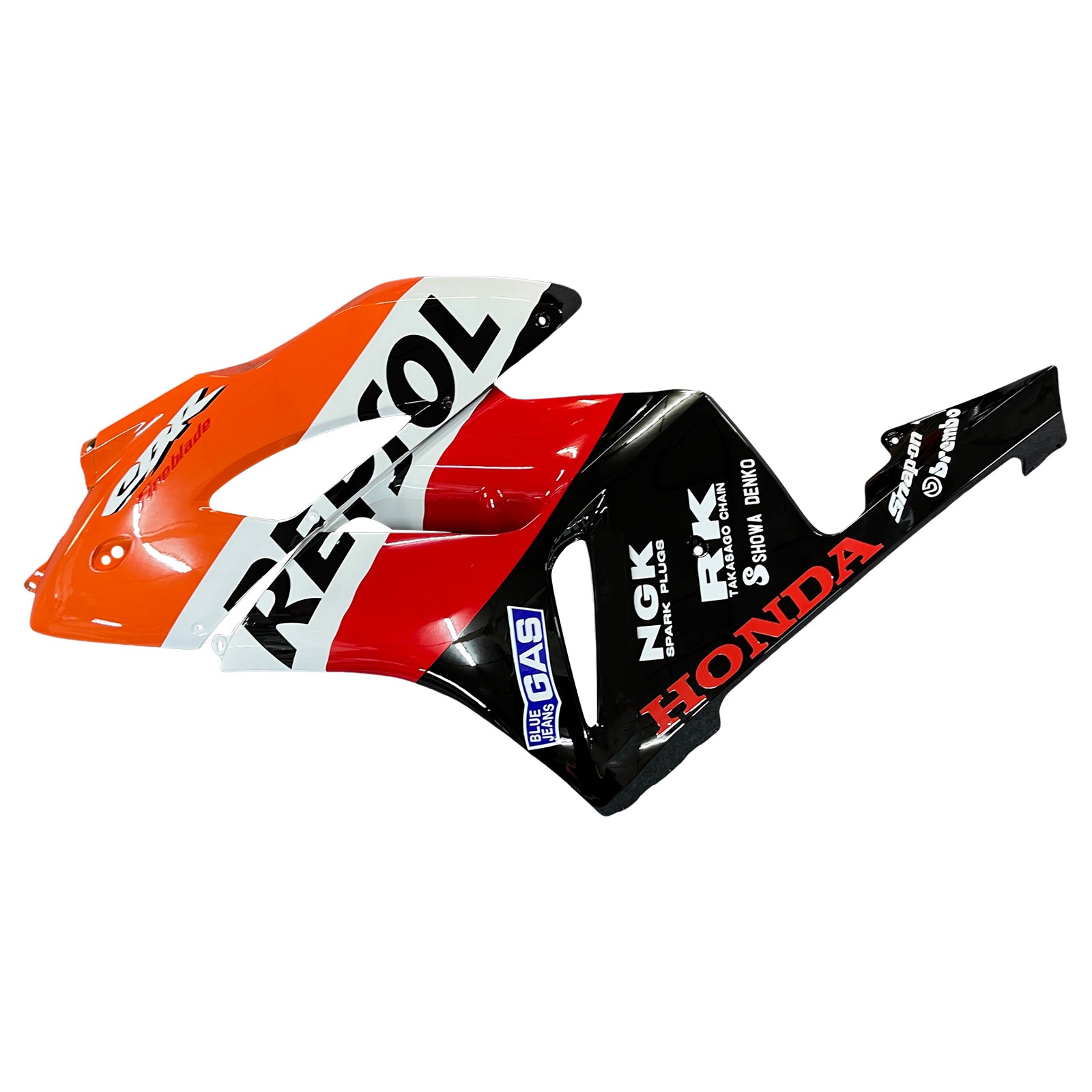 Fairings 2004-2005 Honda CBR 1000 RR Black Orange Repsol  Generic