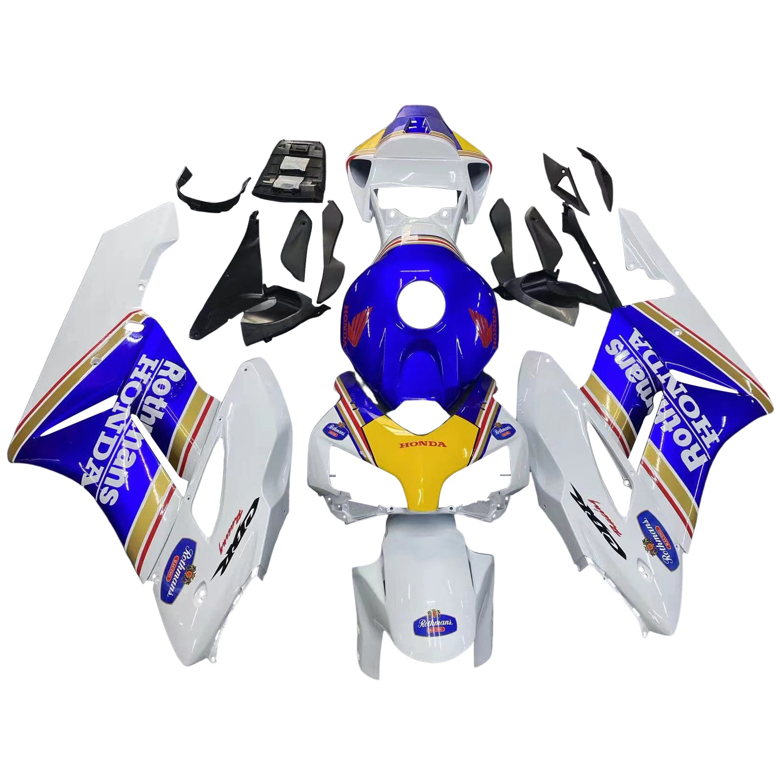 Fairings 2004-2005 Honda CBR 1000 RR متعدد الألوان Rothmans Honda Generic