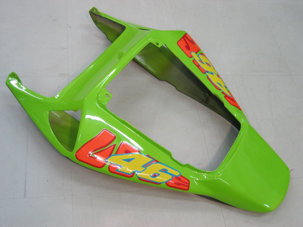 Fairings 2004-2005 Honda CBR 1000 RR Black Green Valentino Rossi Generic