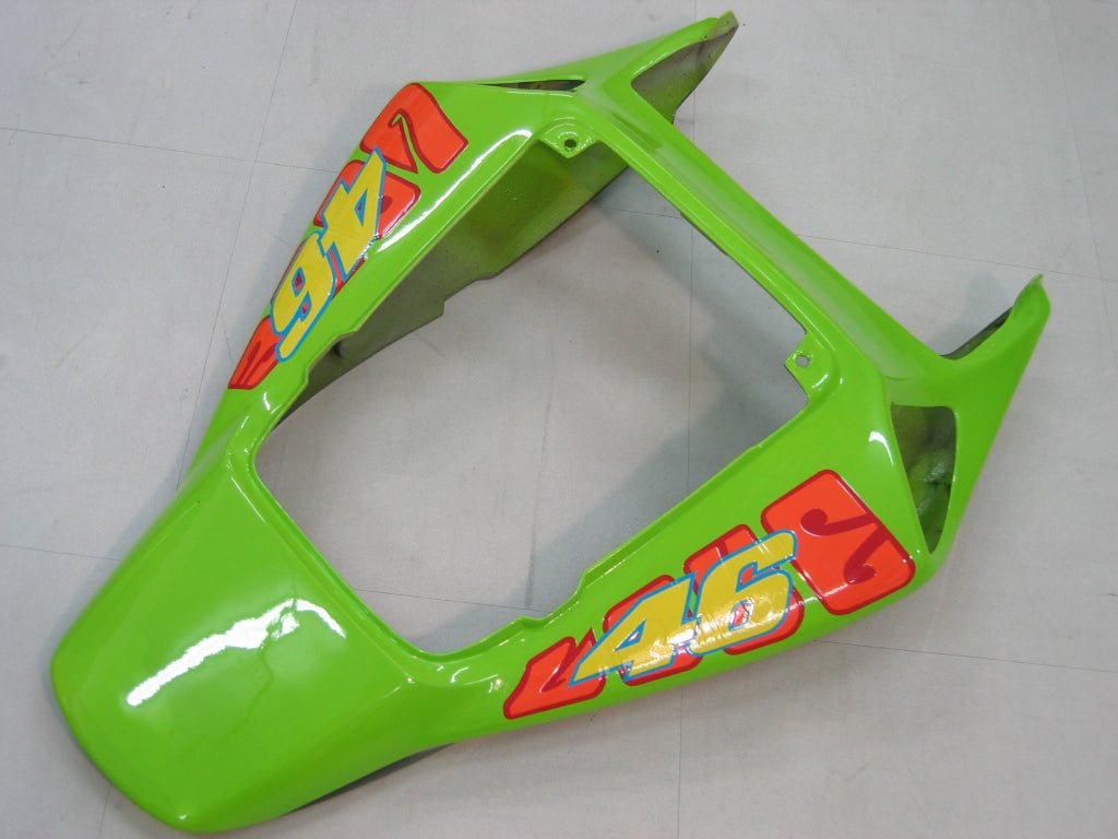 Fairings 2004-2005 Honda CBR 1000 RR Black Green Valentino Rossi Generic