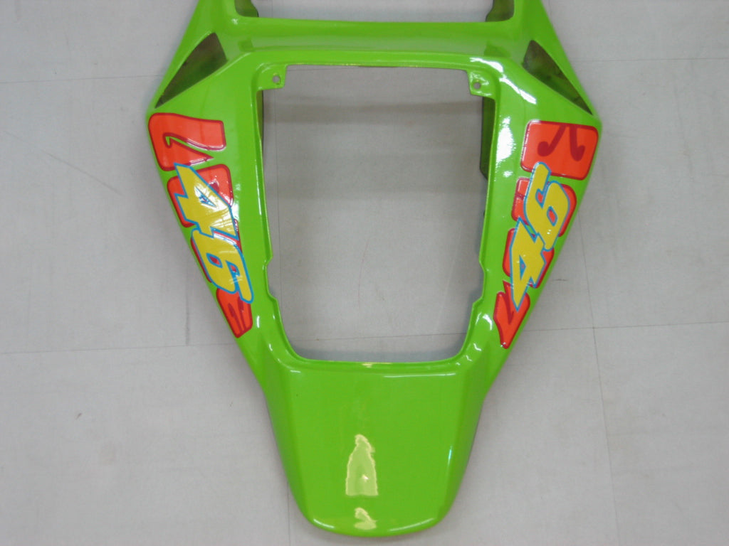 Fairings 2004-2005 Honda CBR 1000 RR Black Green Valentino Rossi Generic