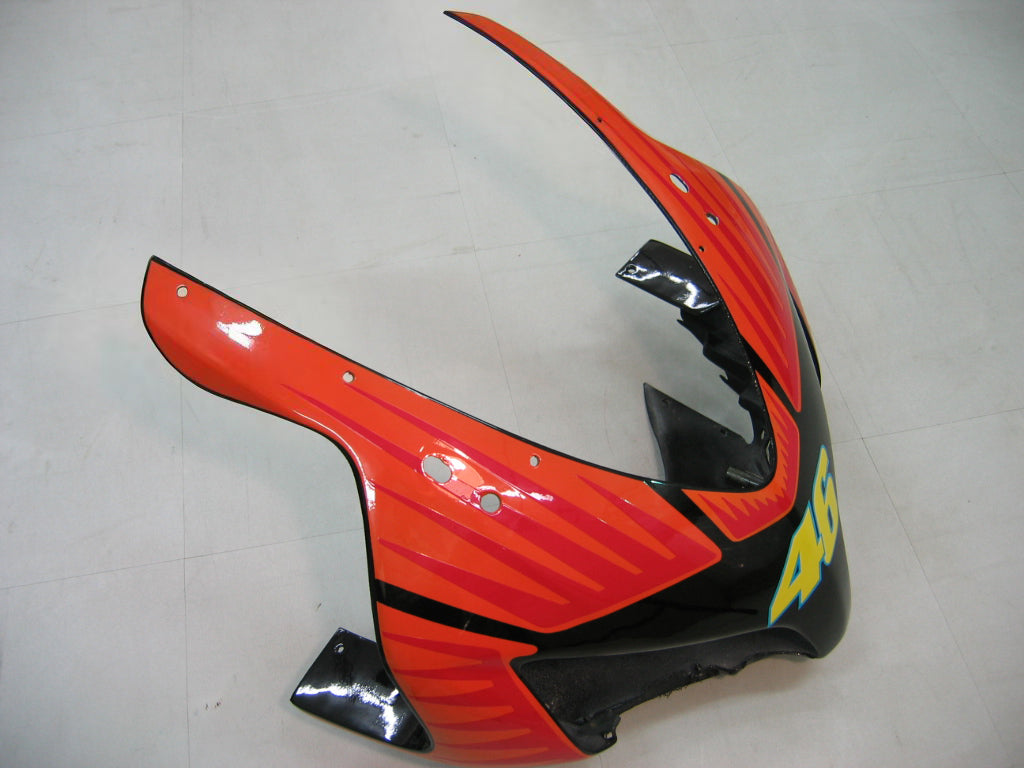 Fairings 2004-2005 Honda CBR 1000 RR Black Green Valentino Rossi Generic