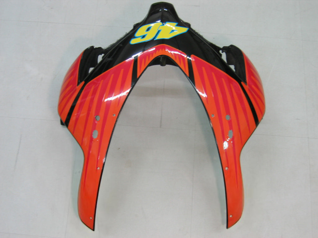 Fairings 2004-2005 Honda CBR 1000 RR Black Green Valentino Rossi Generic