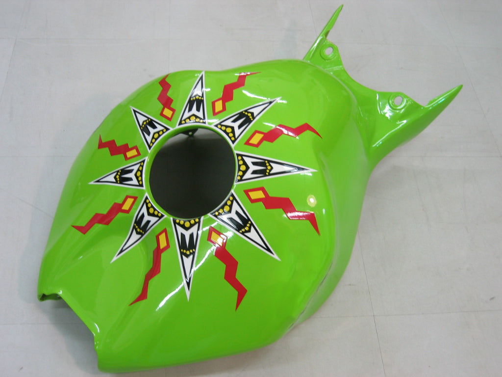 Fairings 2004-2005 Honda CBR 1000 RR Black Green Valentino Rossi Generic
