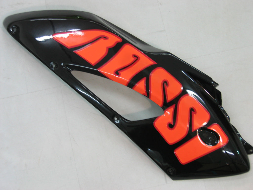 Fairings 2004-2005 Honda CBR 1000 RR Black Green Valentino Rossi Generic