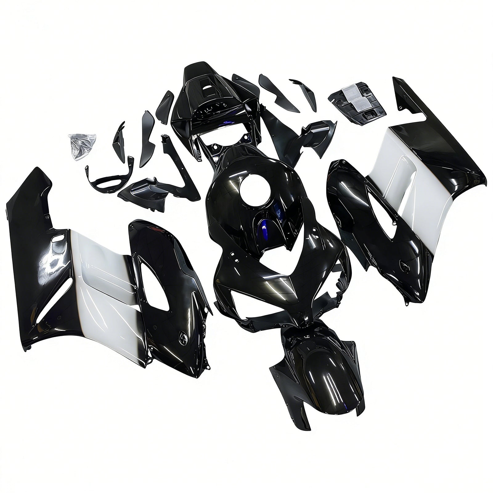 Fairings 2004-2005 Honda CBR 1000 RR Black West   Generic