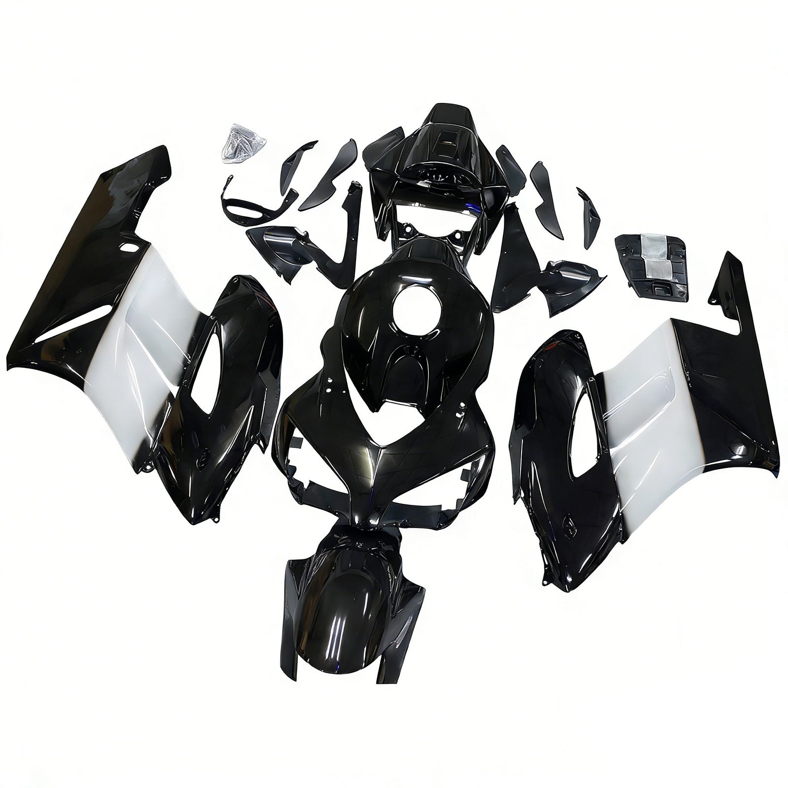 Fairings 2004-2005 Honda CBR 1000 RR Black West   Generic