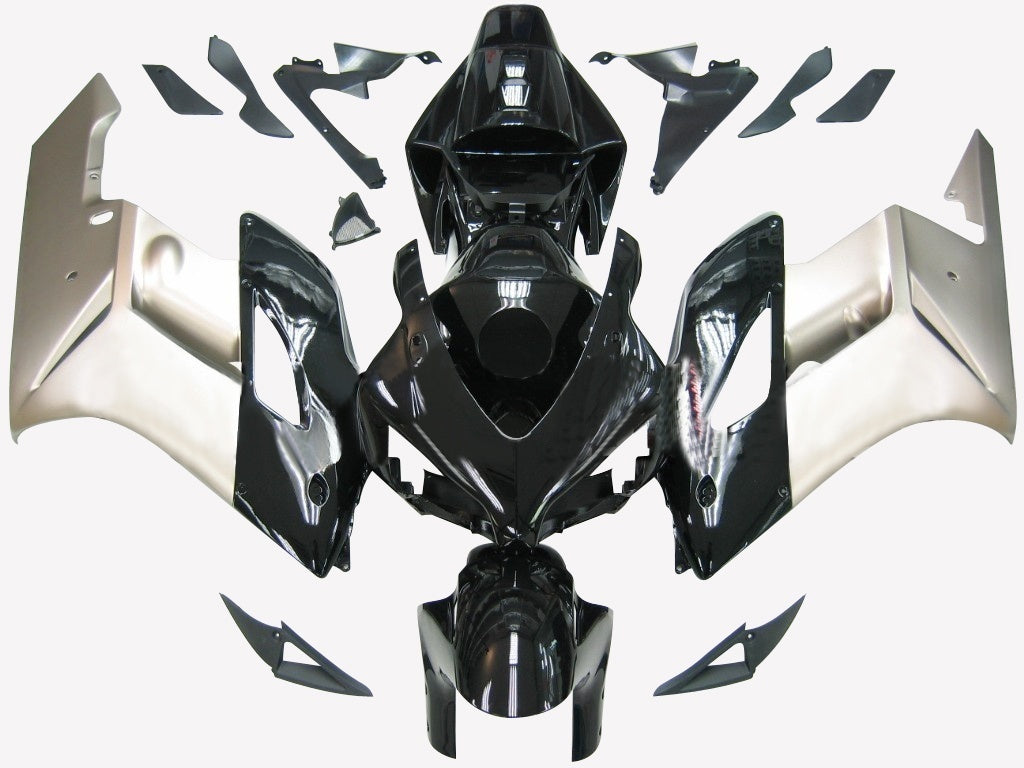 Fairings 2004-2005 Honda CBR 1000 RR Black Silver CBR  Generic
