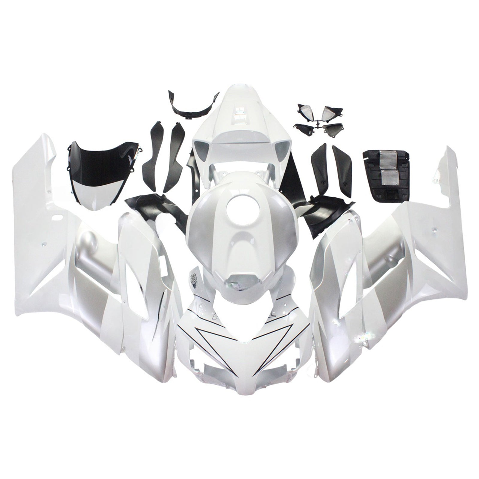 Fairings 2004-2005 Honda CBR 1000 RR White Silver Repsol  Generic