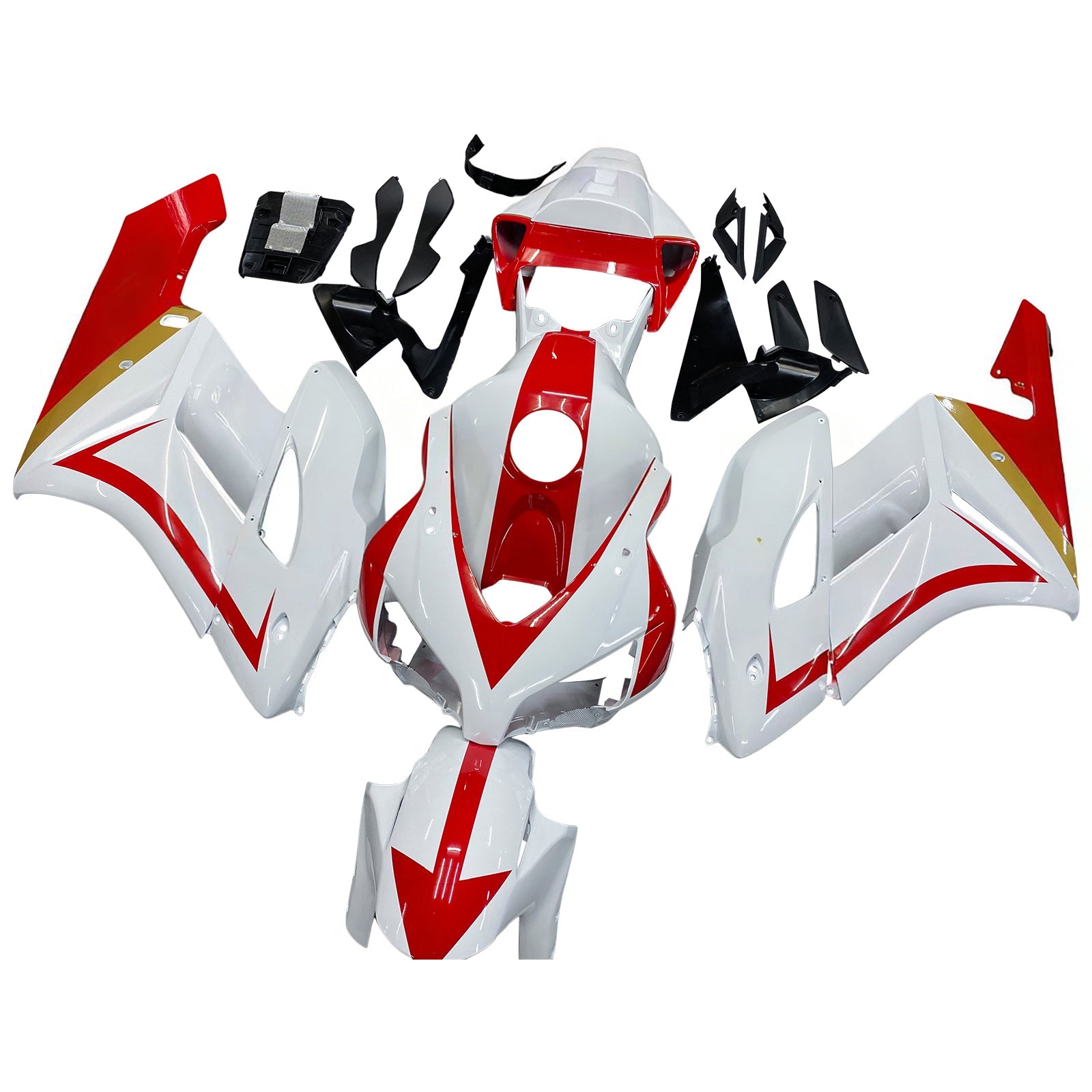 페어링 2004-2005 혼다 CBR 1000 RR 화이트 레드 혼다 제네릭