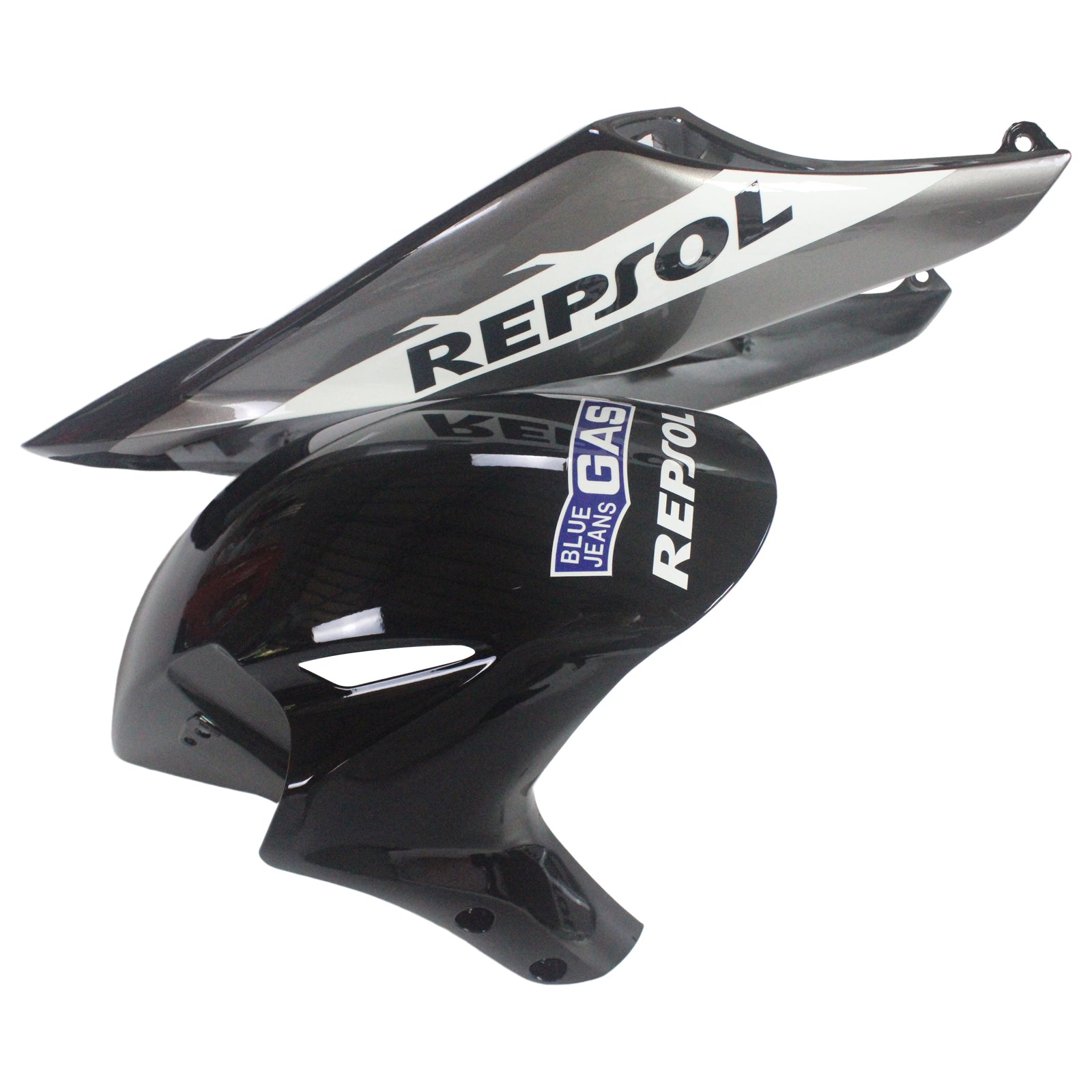 Carenados 2004-2005 Honda CBR 1000 RR Negro Plata Repsol Genérico