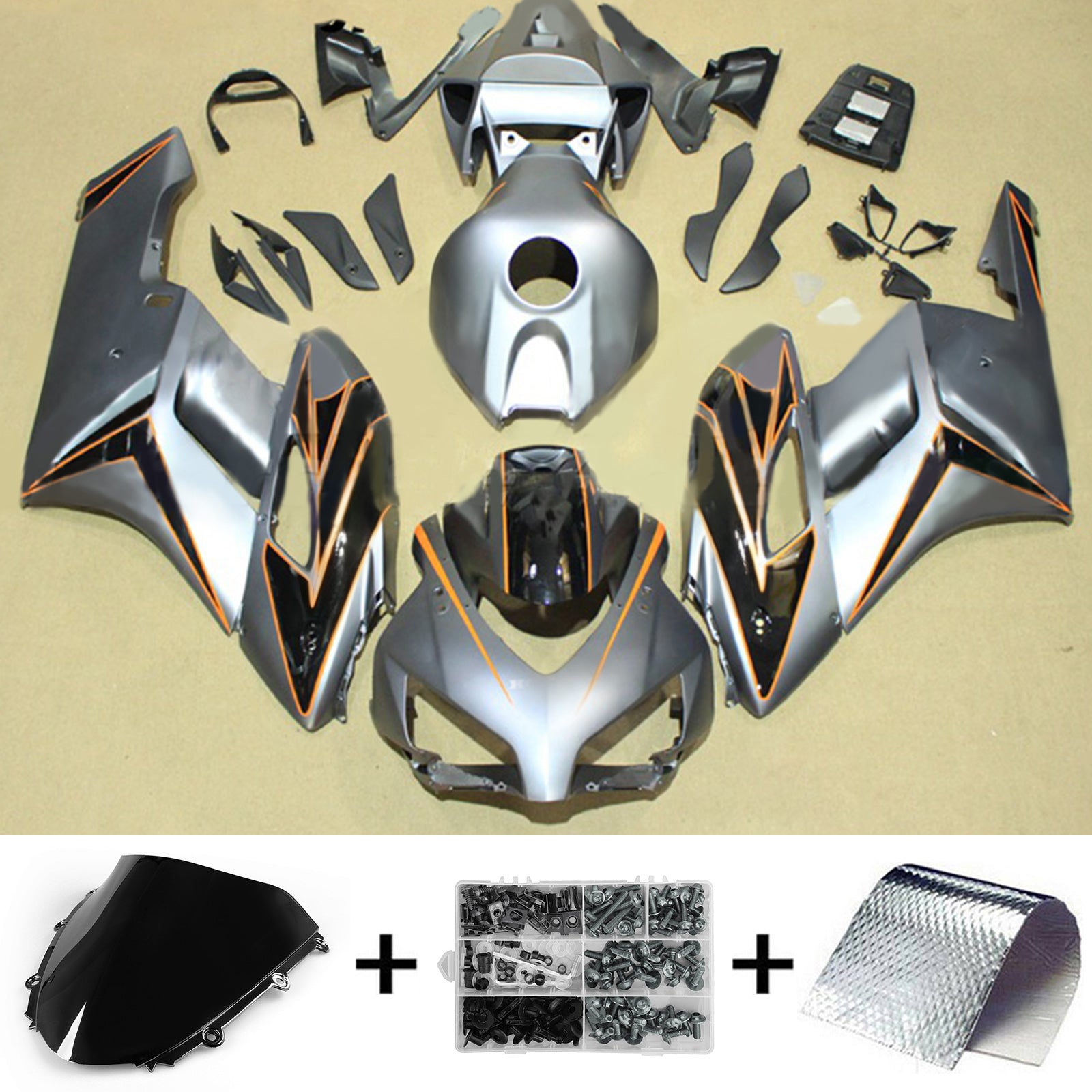 Honda CBR1000RR 2004-2005 Fairing Kit Bodywork Plastic ABS