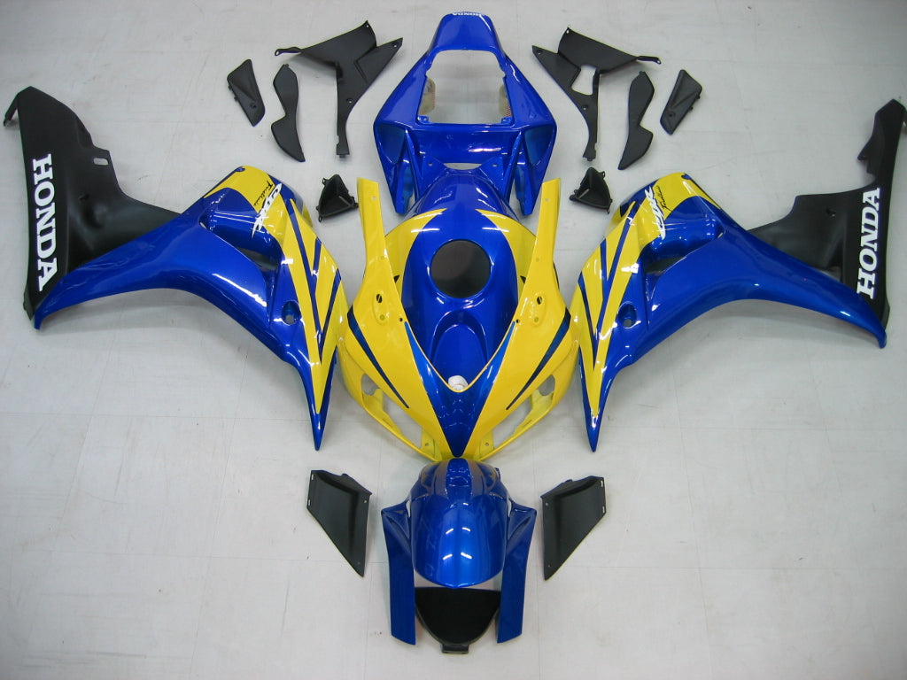 Carenados 2006-2007 Honda CBR 1000 RR Azul Amarillo CBR Genérico