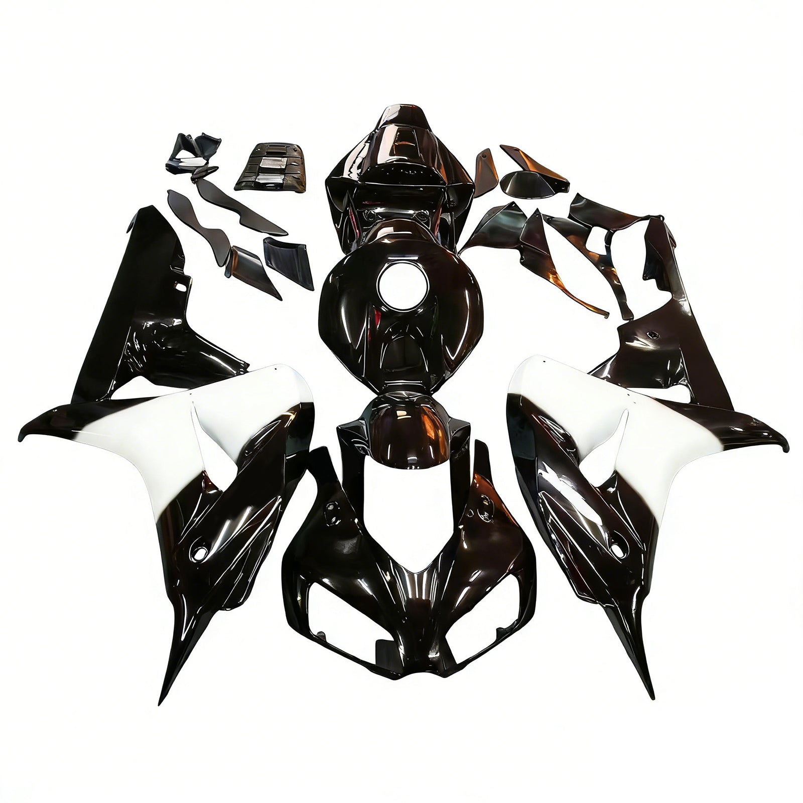 Fairings 2006-2007 Honda CBR 1000 RR Black West  Generic