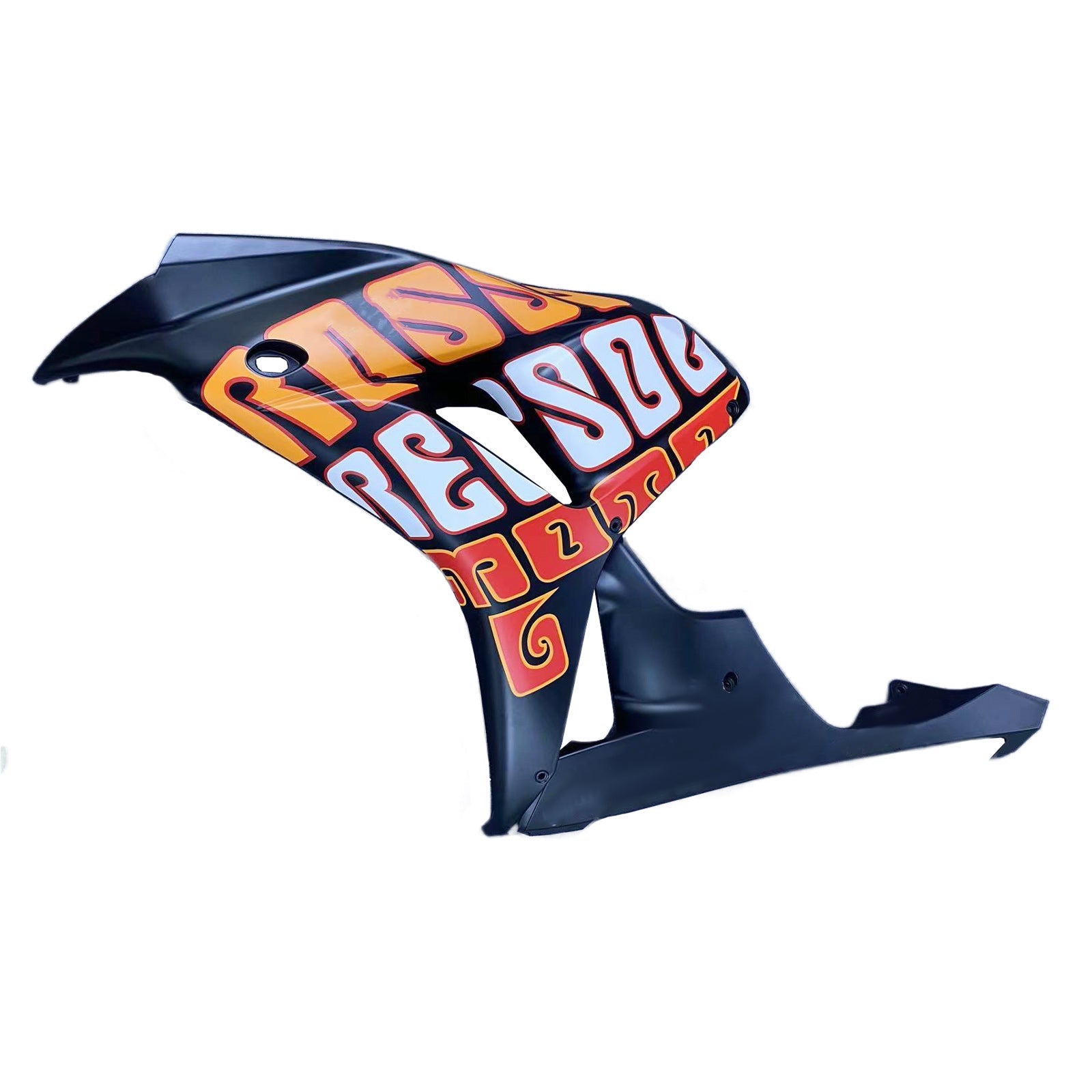 Fairings 2006-2007 Honda CBR 1000 RR Black Yellow Valentino Rossi Generic