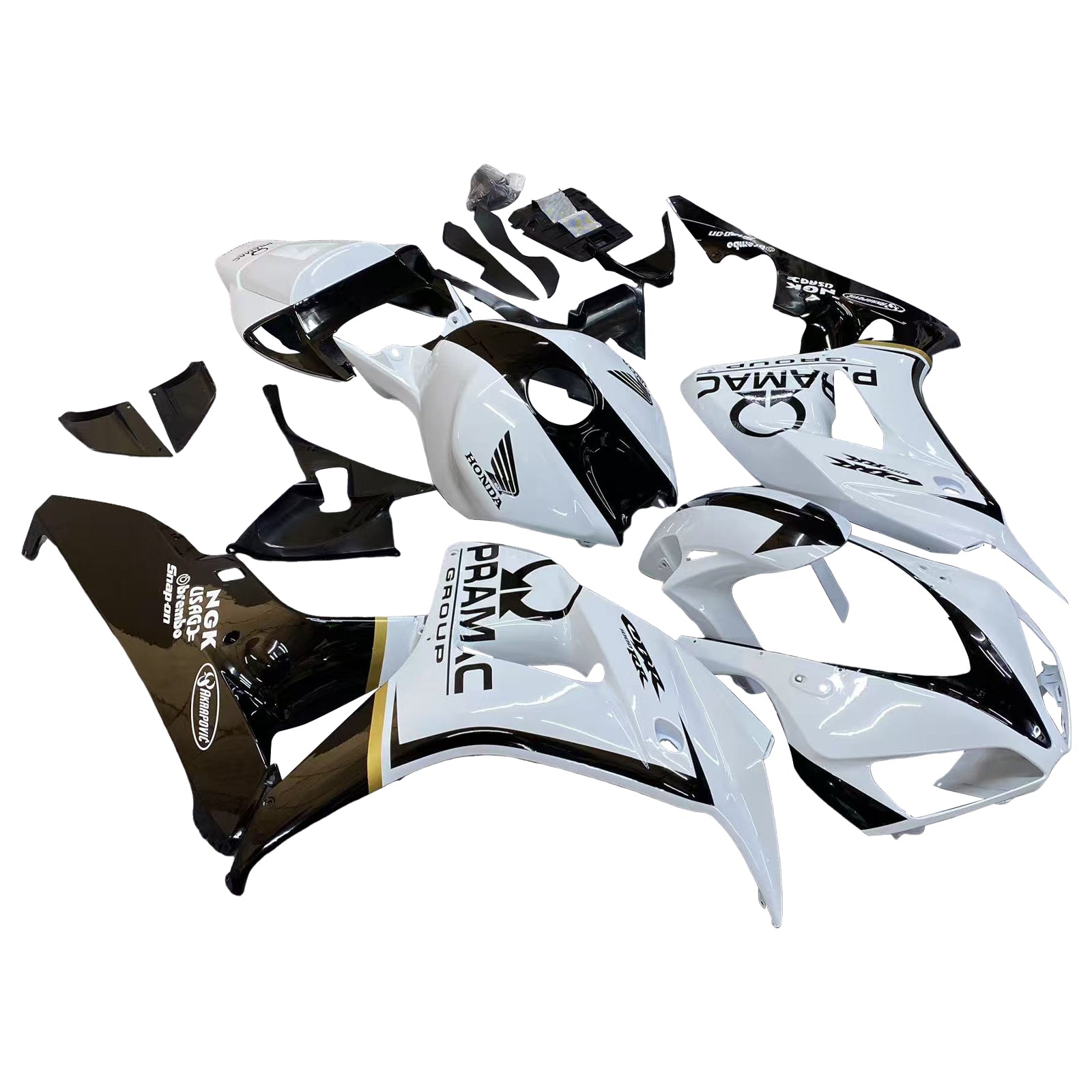 Fairings 2006-2007 Honda CBR 1000 RR White & Black CBR  Generic