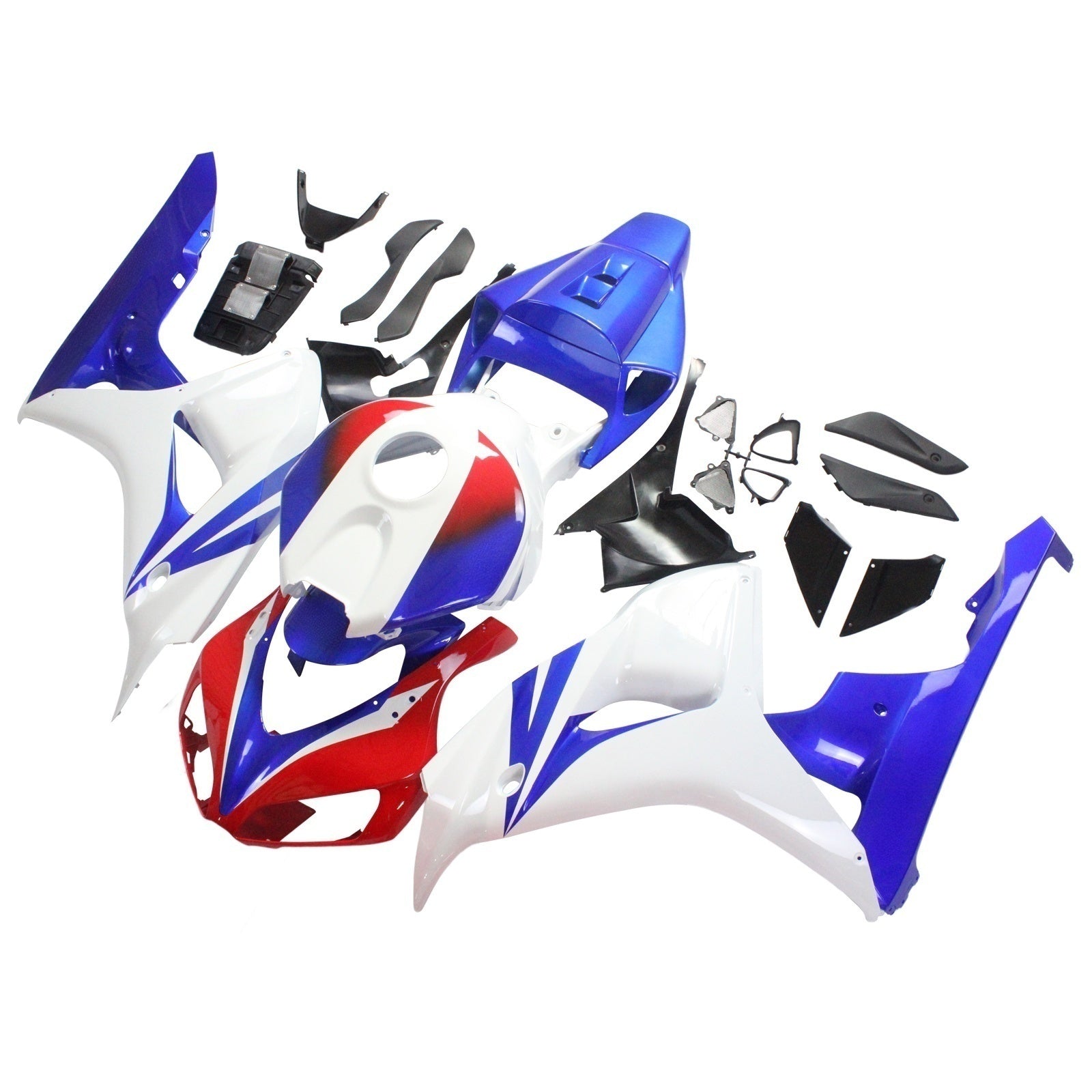 Fairings 2006-2007 Honda CBR 1000 RR Red White Blue HRC  Generic