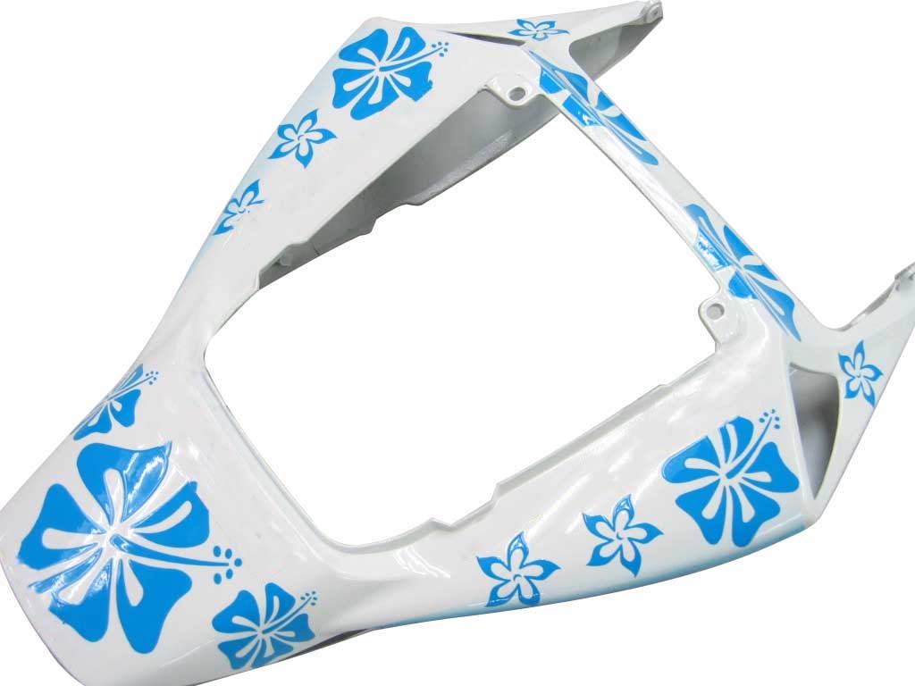 Fairings 2006-2007 Honda CBR 1000 RR White & Blue Floral Generic
