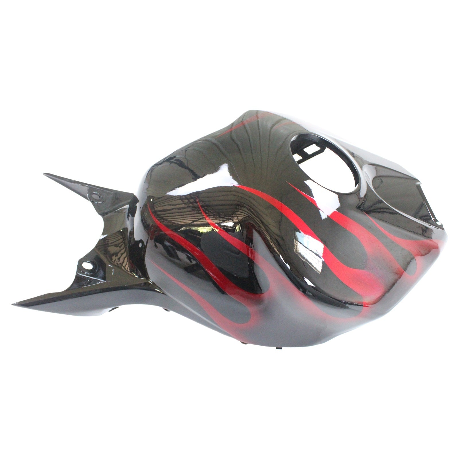Fairings 2006-2007 Honda CBR 1000 RR Black & Red Flame  Generic